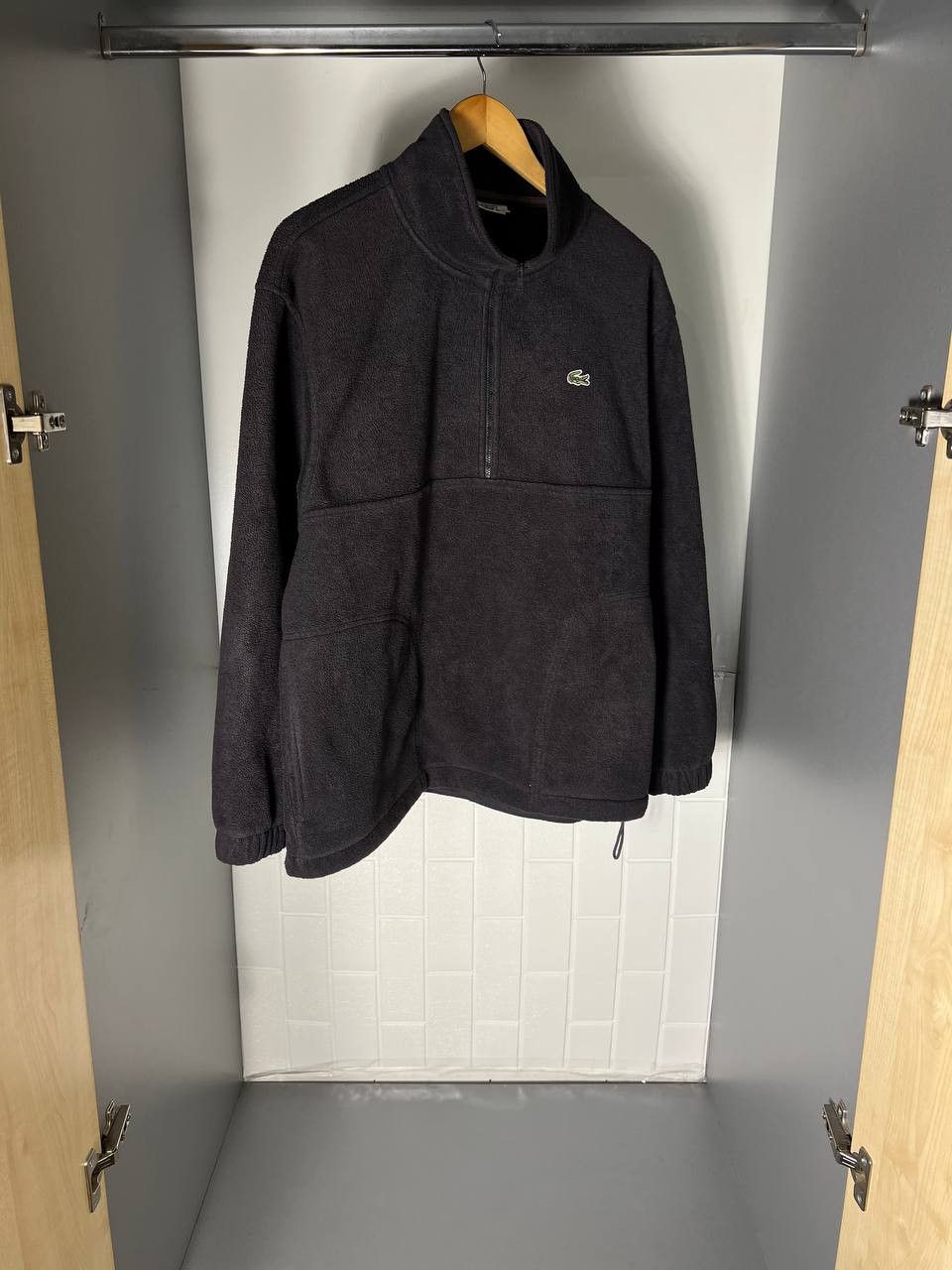 Lacoste VINTAGE LACOSTE SPORT CHEMISE RETRO 1/3 ZIP SWEATSHIRT 90s Size US L / EU 52-54 / 3 - 3 Thumbnail