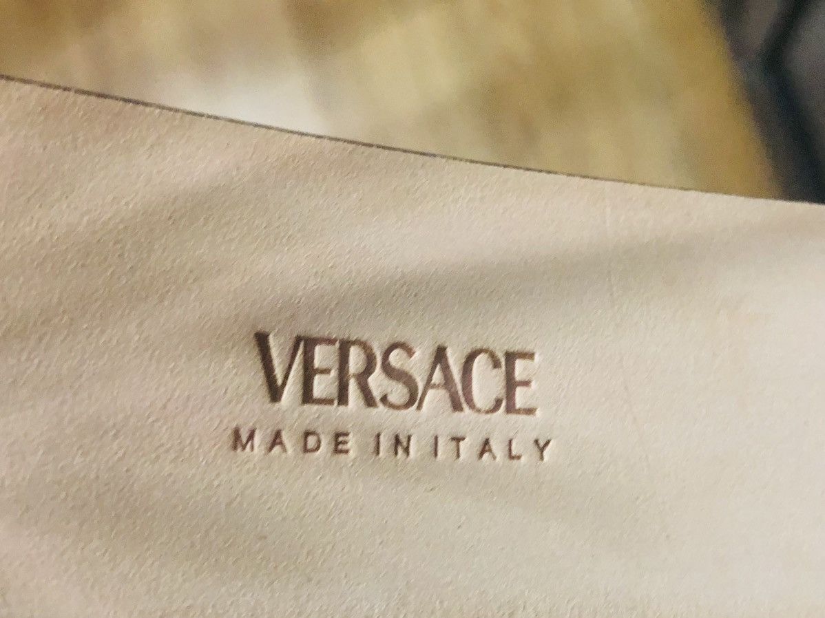 Versace Versace Medusa Leather Belt Biggie Beige 💎🏷️ Size 40 - 13 Thumbnail