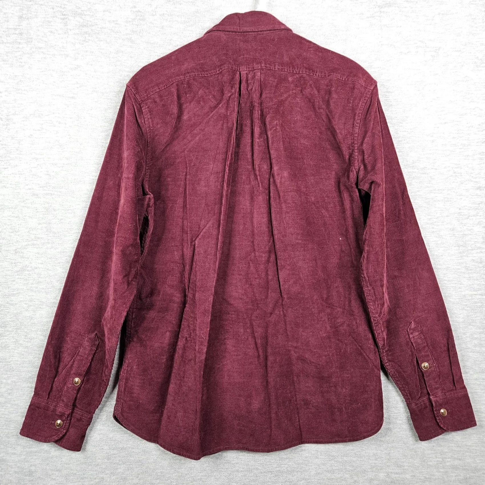 J.Crew J.CREW Button-Up Corduroy Red Shirt Mens M Classic Cotton Elastane Regular Button-Up Casual XS? Size US M / EU 48-50 / 2 - 2 Thumbnail