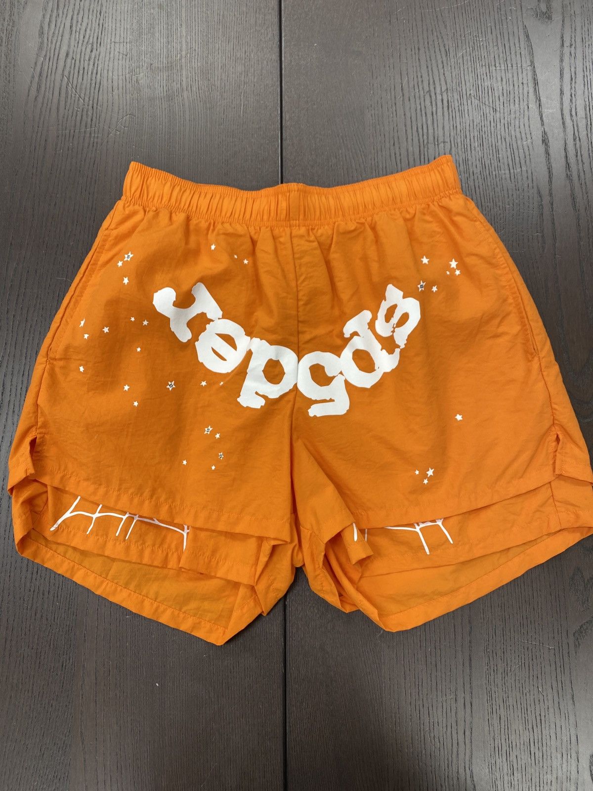 Sp5der Sp5der OG Web Double Layer Shorts Orange Size US 28 / EU 44 - 1 Thumbnail