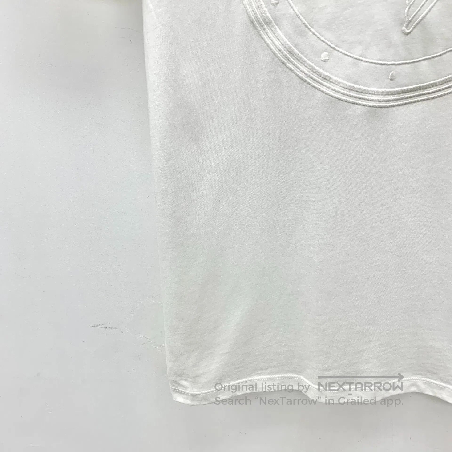Stefano Ricci Stefano Ricci White Eagle Head Embroidery Cotton Round Nec Size US L / EU 52-54 / 3 - 4 Thumbnail