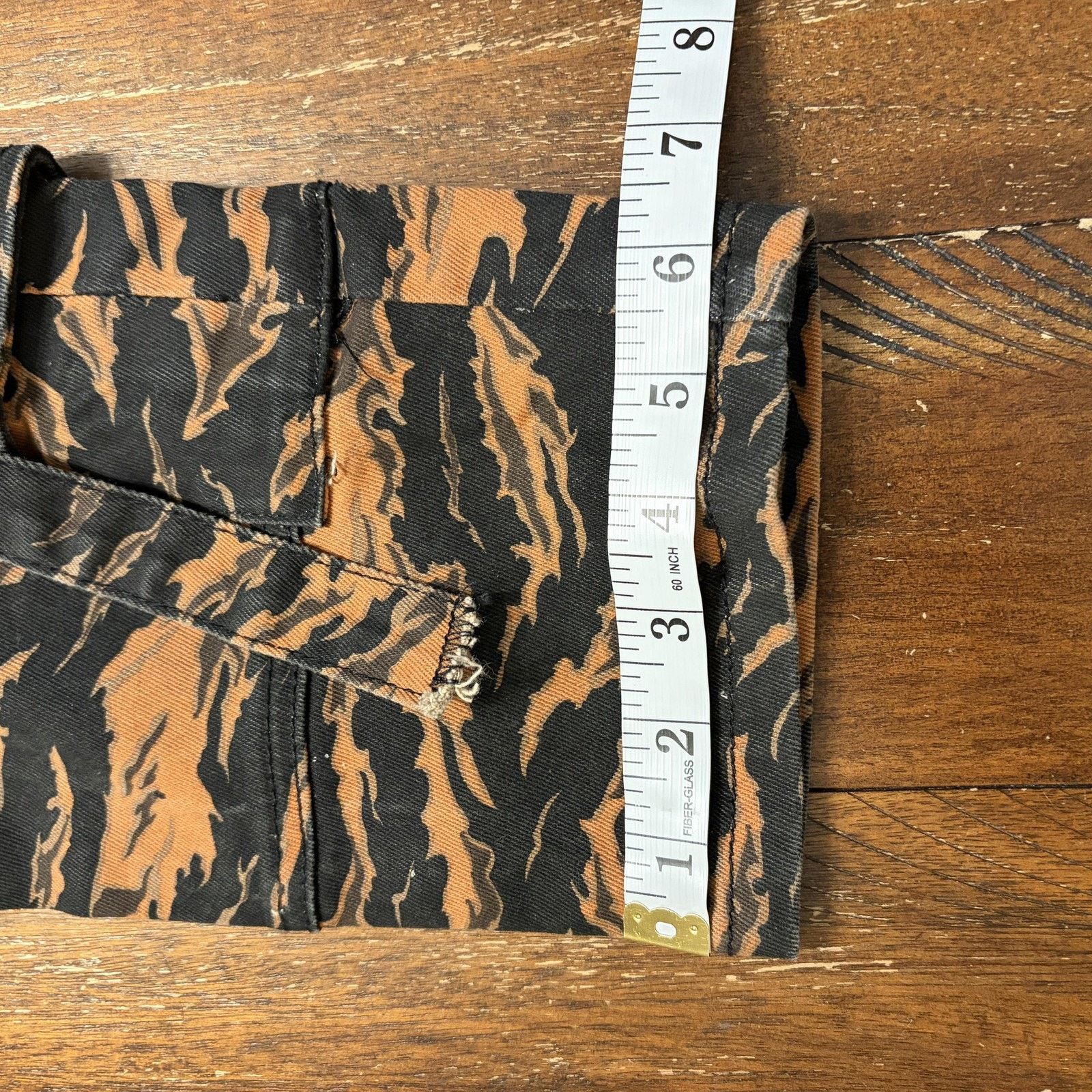 Valabasas Valabasas Pants Men 36x32 Tiger Camo Cargo Strap Buckle Slim Size US 36 / EU 52 - 16 Thumbnail