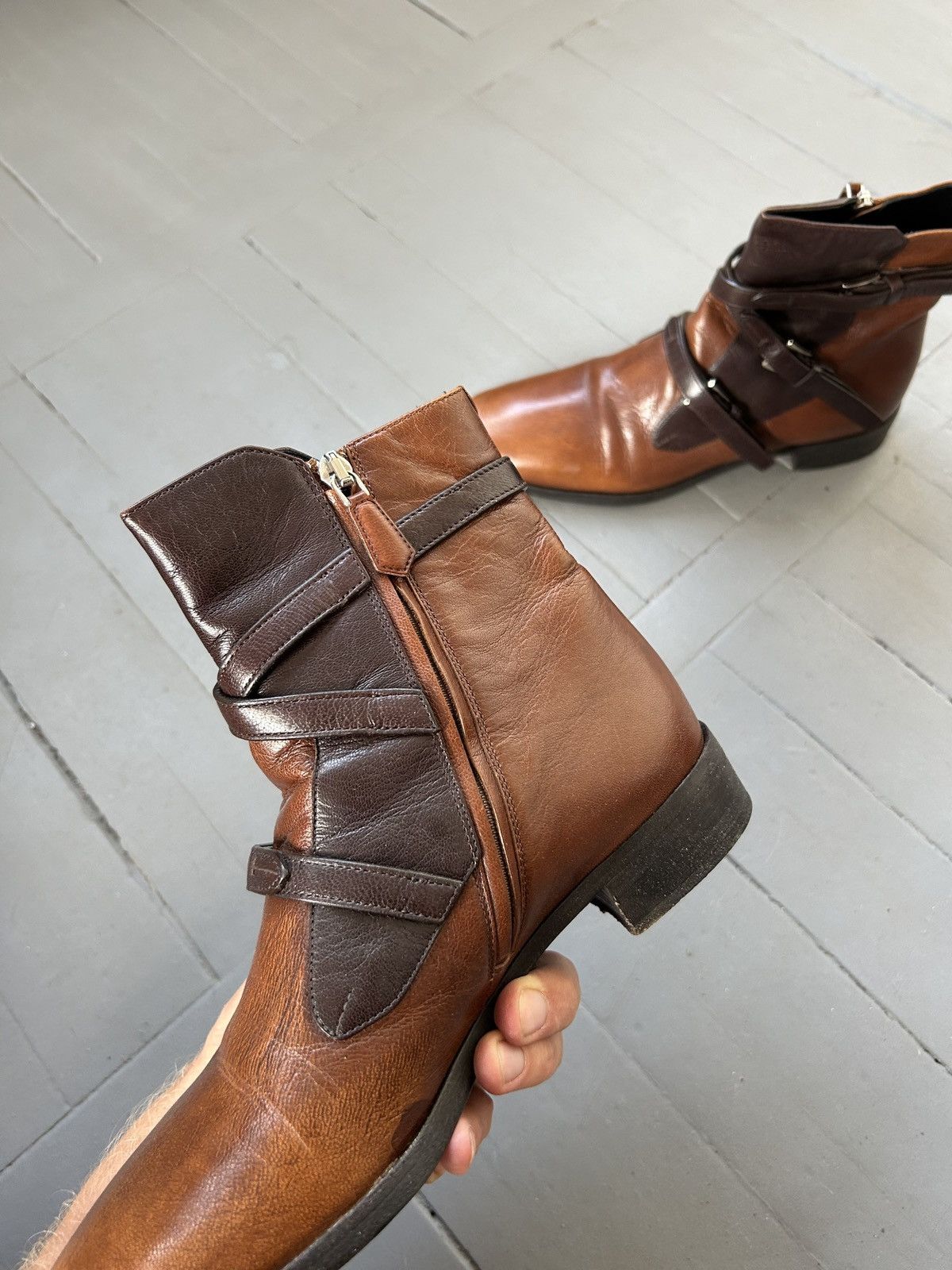 Prada Prada leather boots Size US 7.5 / IT 37.5 - 7 Thumbnail