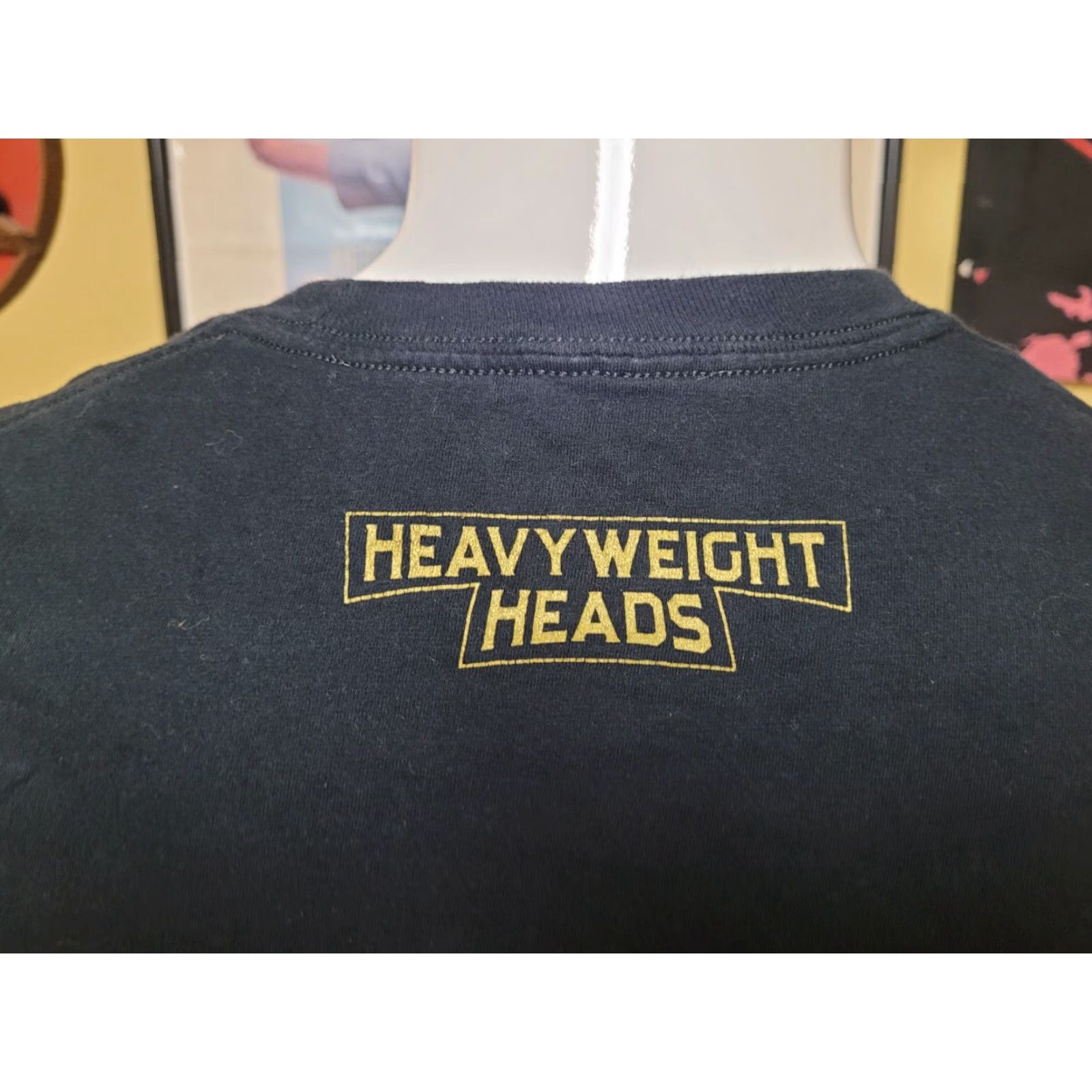 Vintage Heavyweight Heads T-Shirt Medium Black Cotton Mens Graphic Tee Trick Trick OG Marijuana Weed 90s? Size US M / EU 48-50 / 2 - 5 Thumbnail