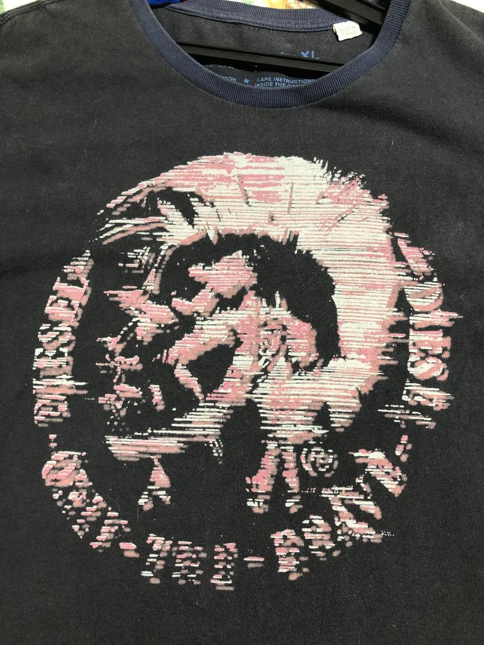 Diesel Diesel Shirt Black Denim Division Chenille Logo Graphic Tee Size US XL / EU 56 / 4 - 2 Thumbnail