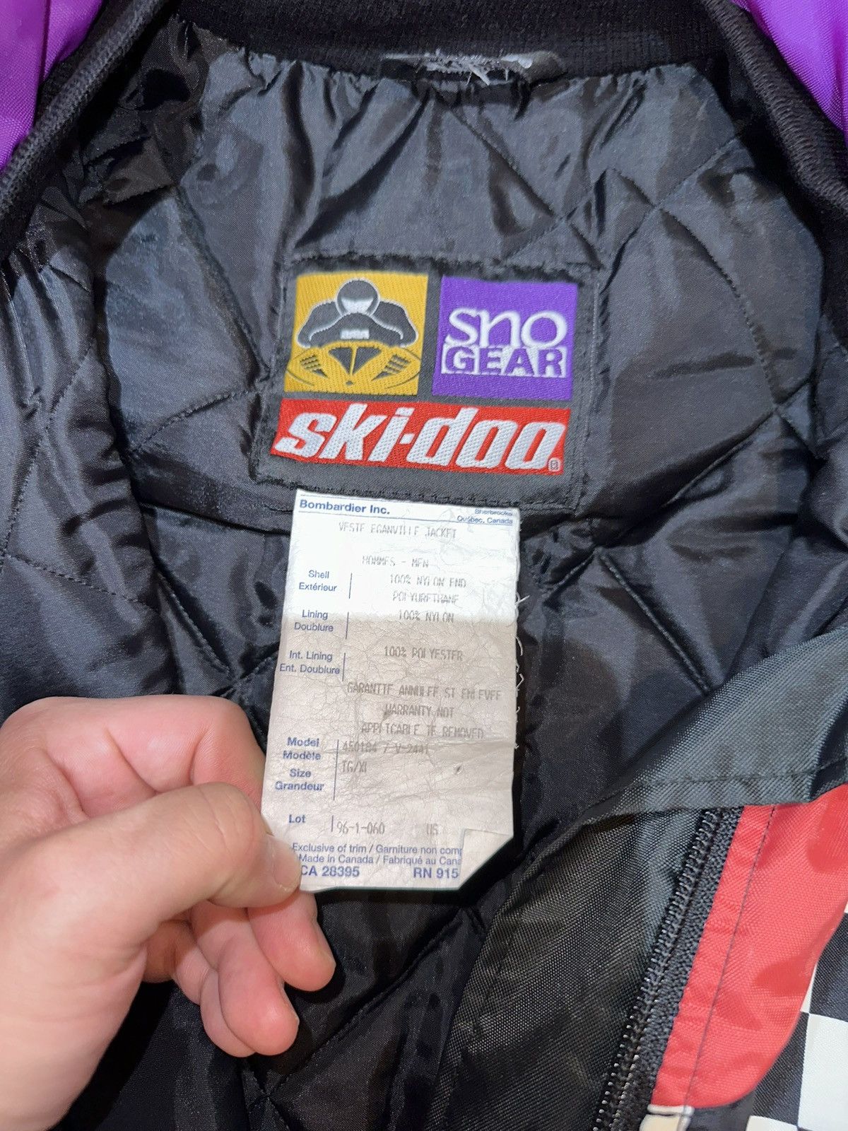 Ski-Doo × Vintage Vintage 1990s Ski-Doo Jacket Size US XL / EU 56 / 4 - 8 Thumbnail