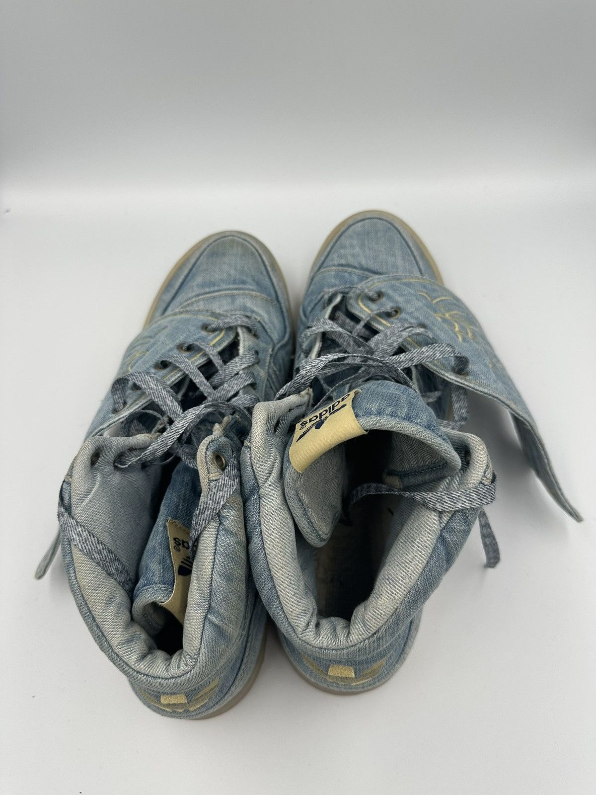 Adidas Jeremy Scott x Adidas Denim Wings Size US 12.5 / EU 45-46 - 6 Thumbnail