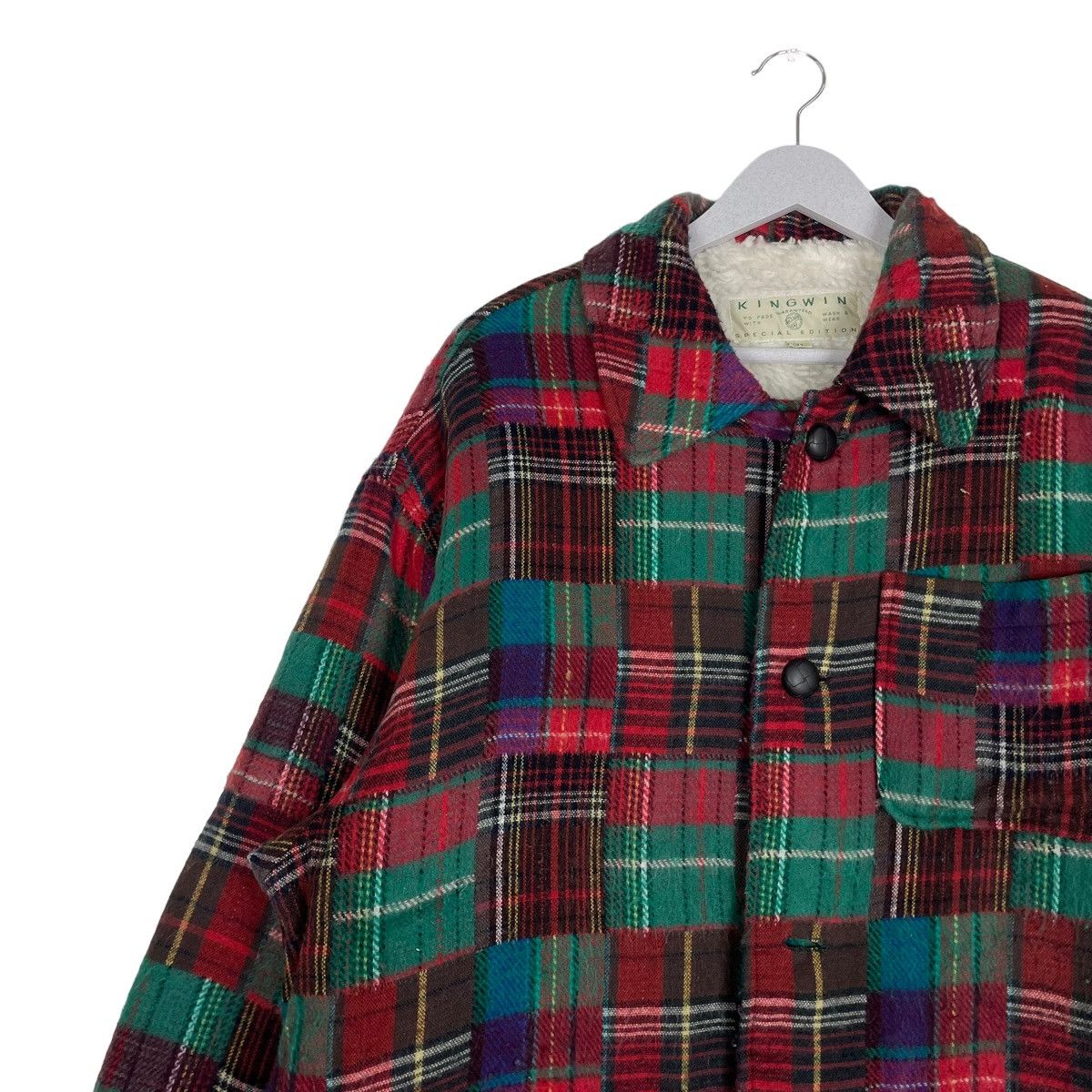 45rpm × Indigo × Japanese Brand 💥KINGWIN PATCHWORK WORKER INSPIRED KAPITAL Size US XXL / EU 58 / 5 - 7 Thumbnail