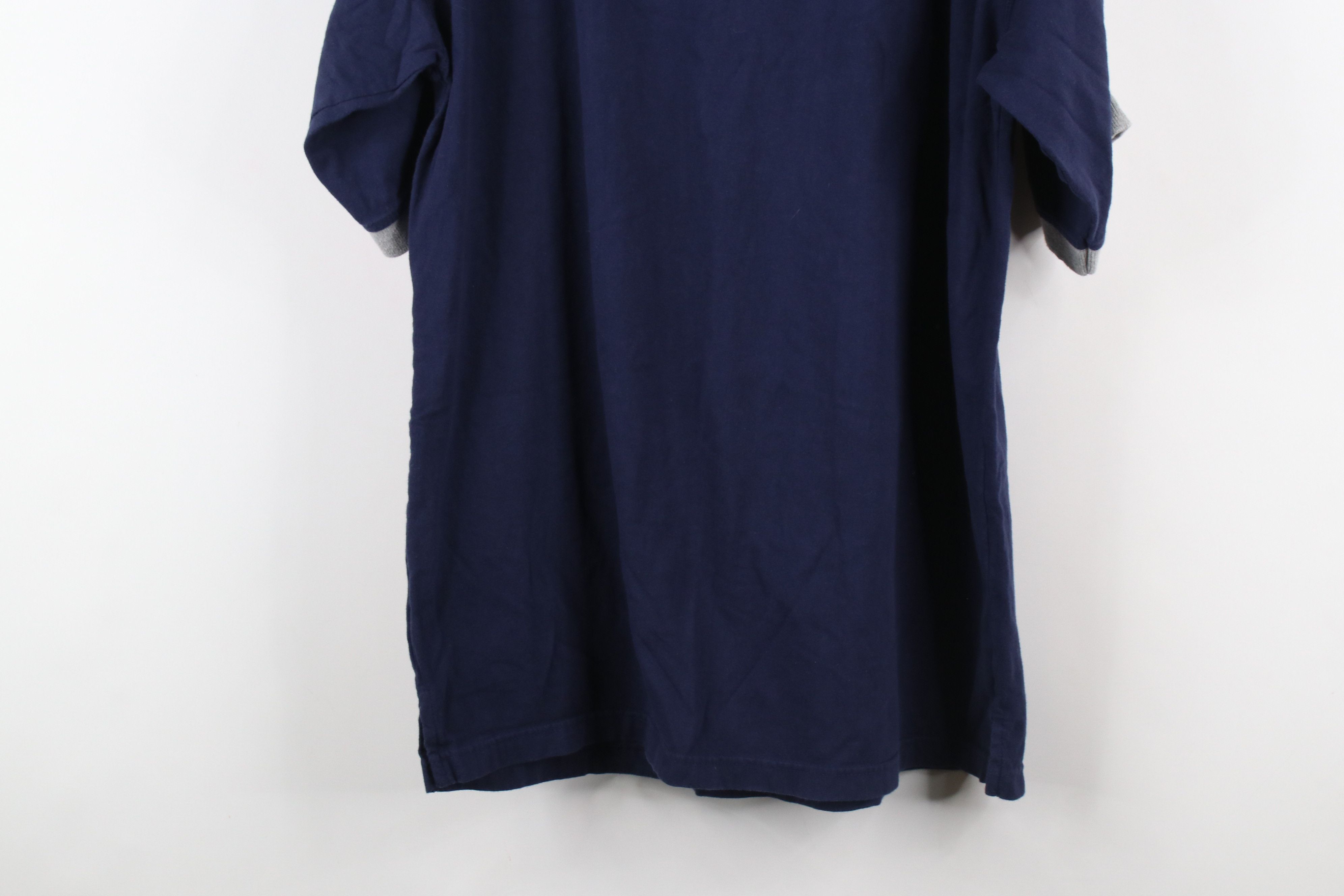Vintage Vintage 90s Streetwear Block Heavyweight T-Shirt Cotton Size US L / EU 52-54 / 3 - 11 Thumbnail