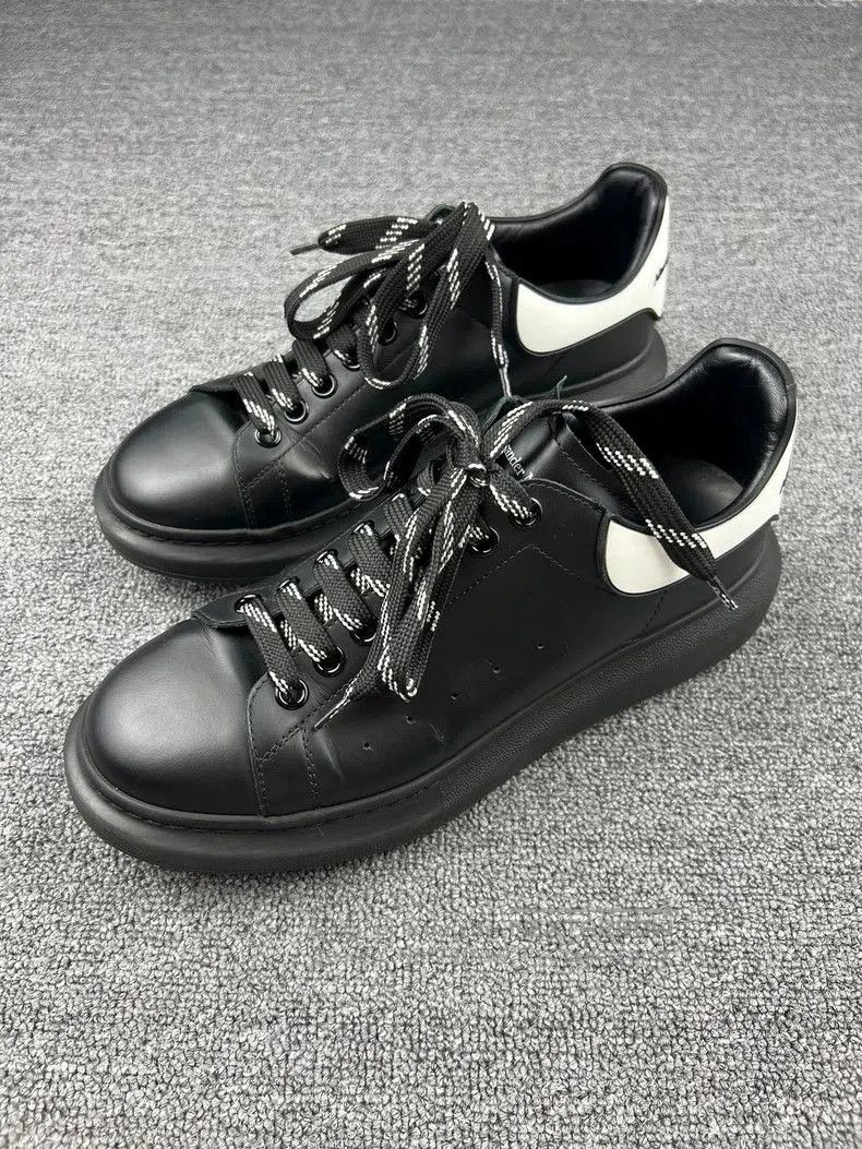 Alexander McQueen McQueen Black Leather Casual Sneakers. Size US 10.5 / EU 43-44 - 1 Thumbnail