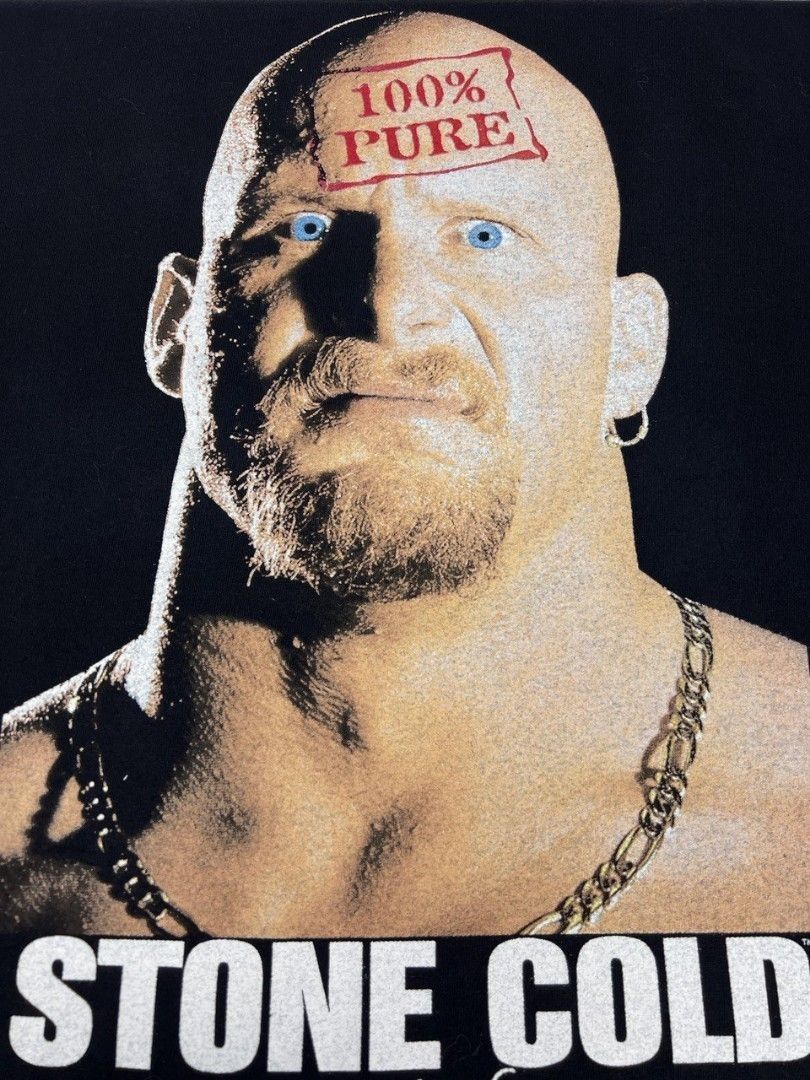 Vintage Vintage stone cold wwf 90s Size US XL / EU 56 / 4 - 5 Thumbnail