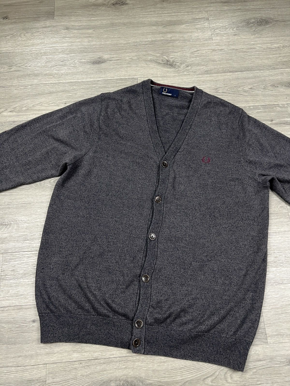 Fred Perry Fred Perry wool cardigan mens size L Size US L / EU 52-54 / 3 - 3 Thumbnail