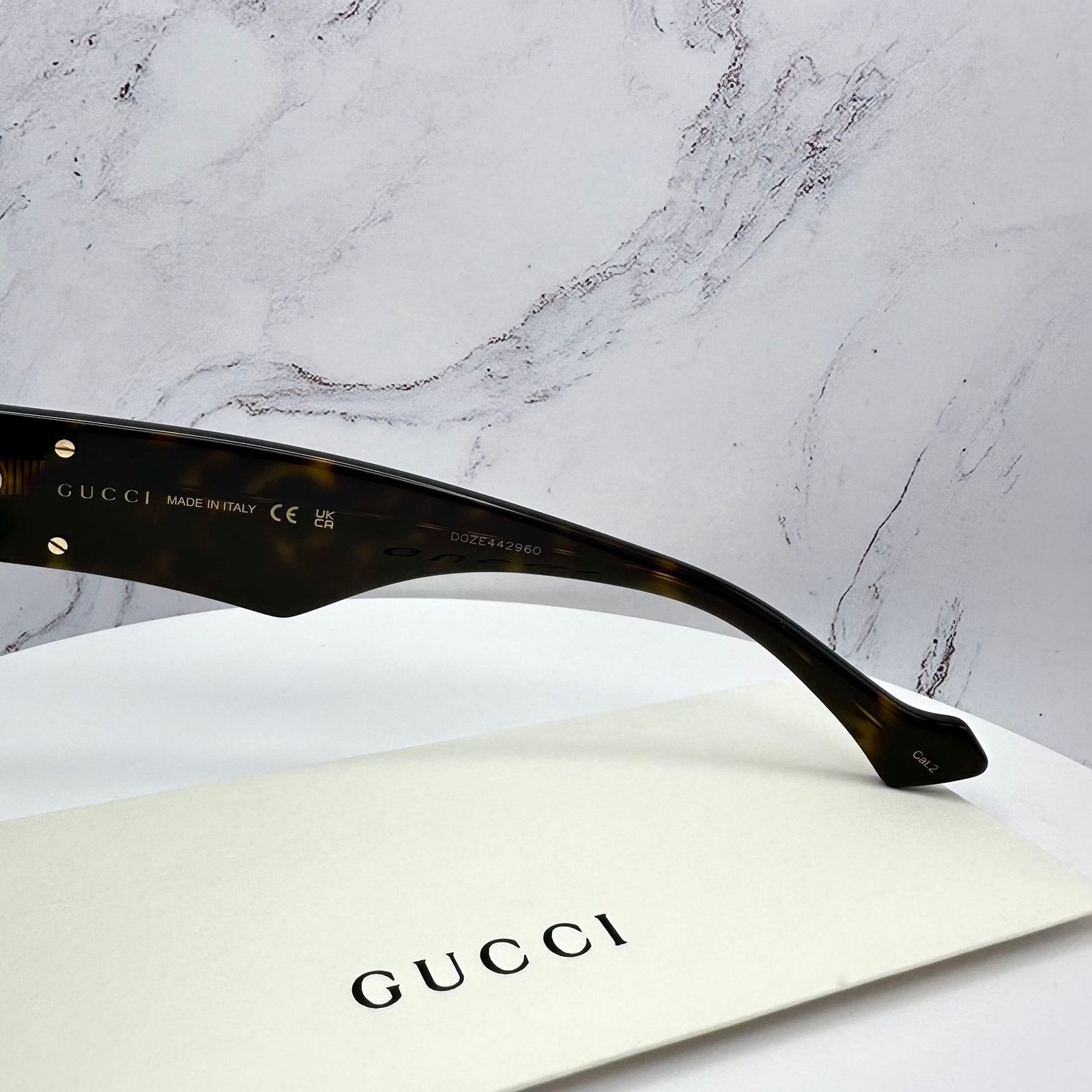 Gucci New Gucci Sunglasses Brown Size ONE SIZE - 8 Thumbnail