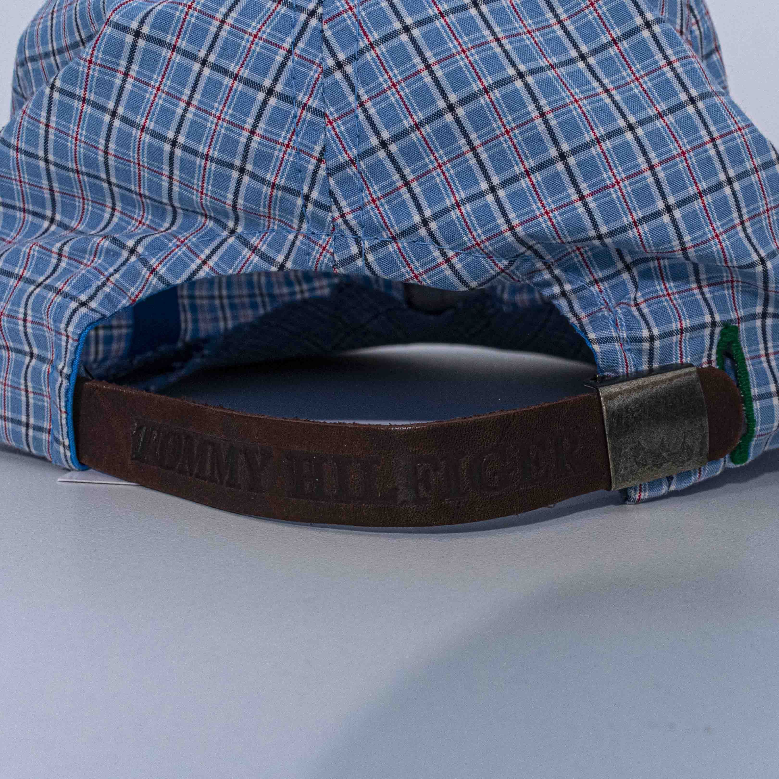 Tommy Hilfiger Tommy Hilfiger Plaid Hat Flag Logo Leather Strapback 90s Size ONE SIZE - 5 Thumbnail
