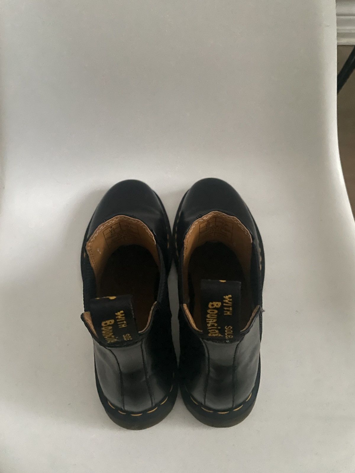 Dr. Martens Dr. Marten Yellow Stitch Leather Boot Size US 10 / EU 43 - 11 Thumbnail