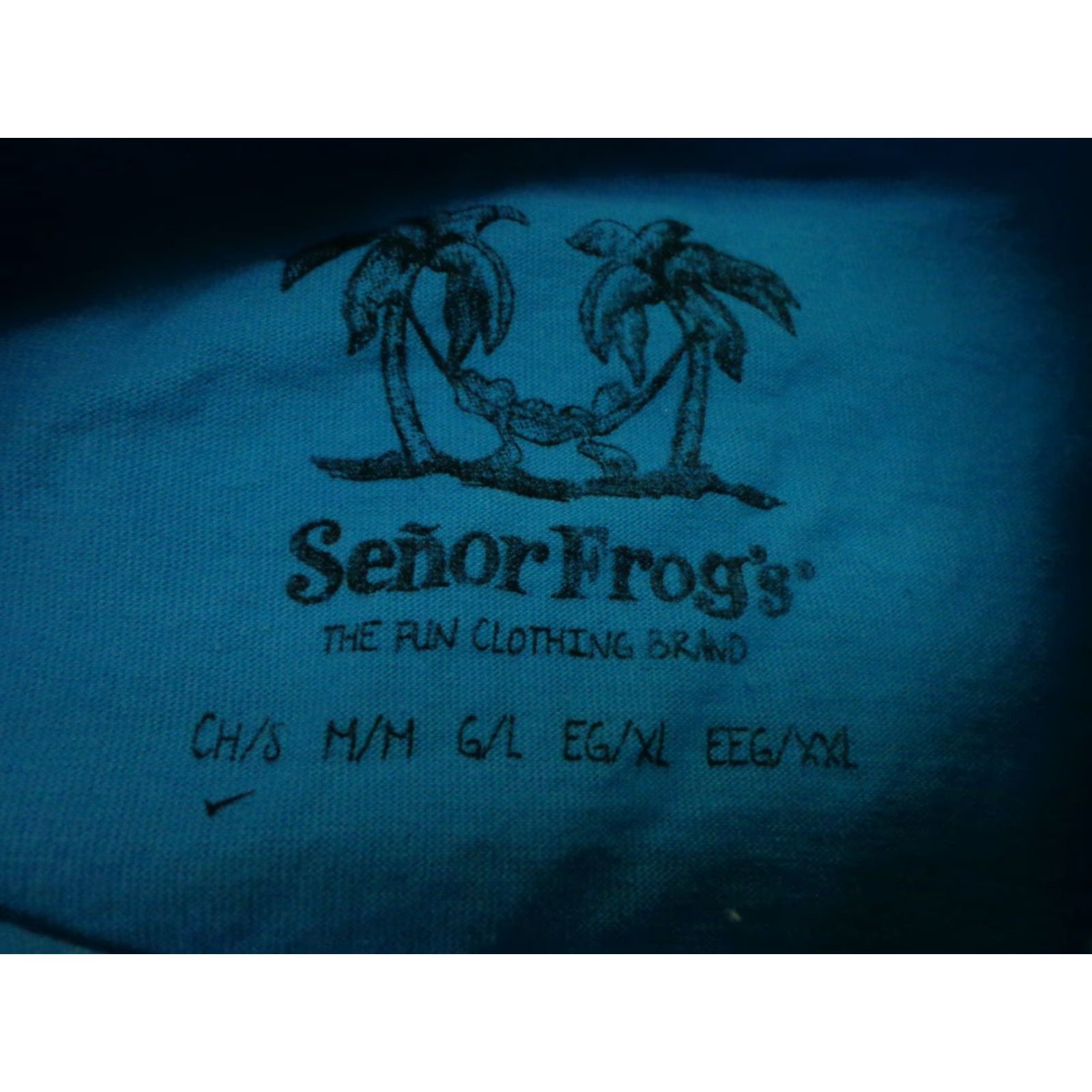 Vintage Senor Frogs Puerto Rico "I'm Really Drunk" Spanish Lessons T-Shirt, Size Small Size US S / EU 44-46 / 1 - 4 Thumbnail