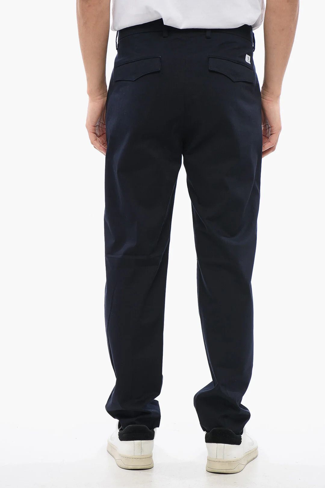DEPARTMENT5 og1mm0326 Stretch Cotton Chino Pant in Blue Size US 38 / EU 54 - 4 Thumbnail