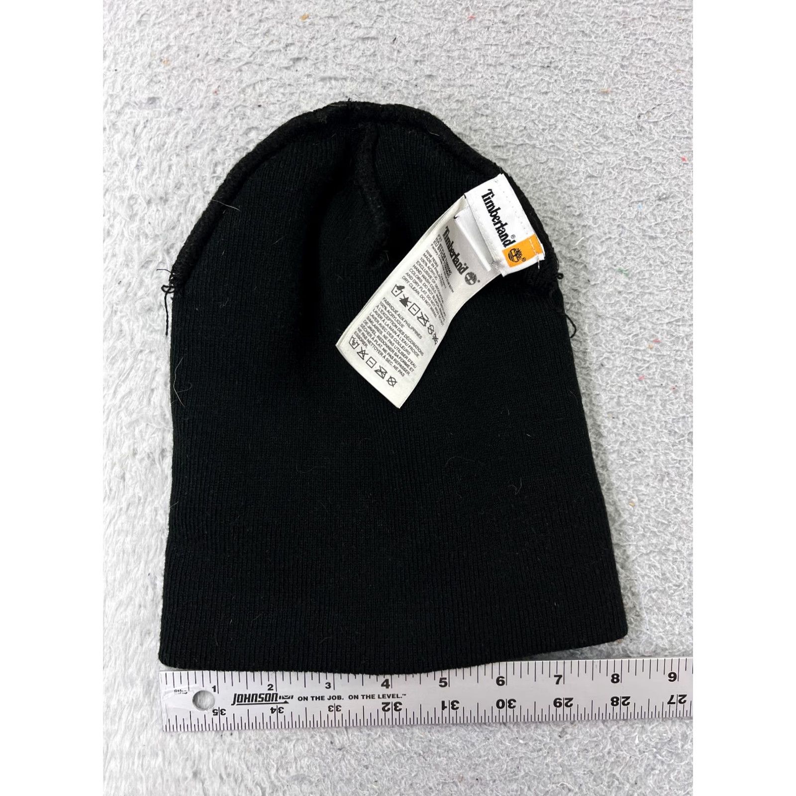Timberland Timberland Beanie Toque Adult One Size Black Knit 100% Acrylic Winter Hike Camp Size ONE SIZE - 5 Thumbnail