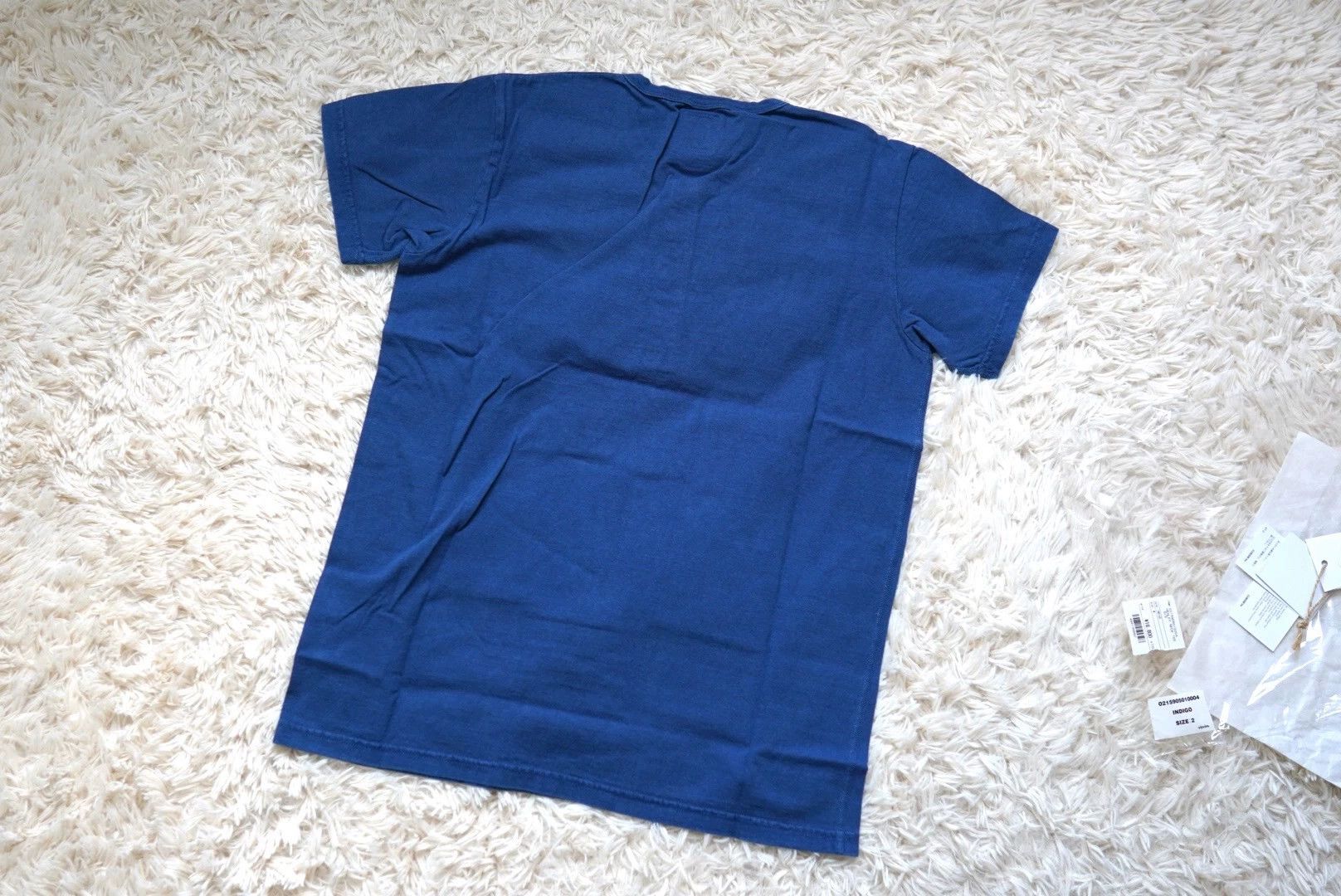 Visvim visvim ict short sleeve indigo henley neck tee S SS Size US M / EU 48-50 / 2 - 3 Thumbnail