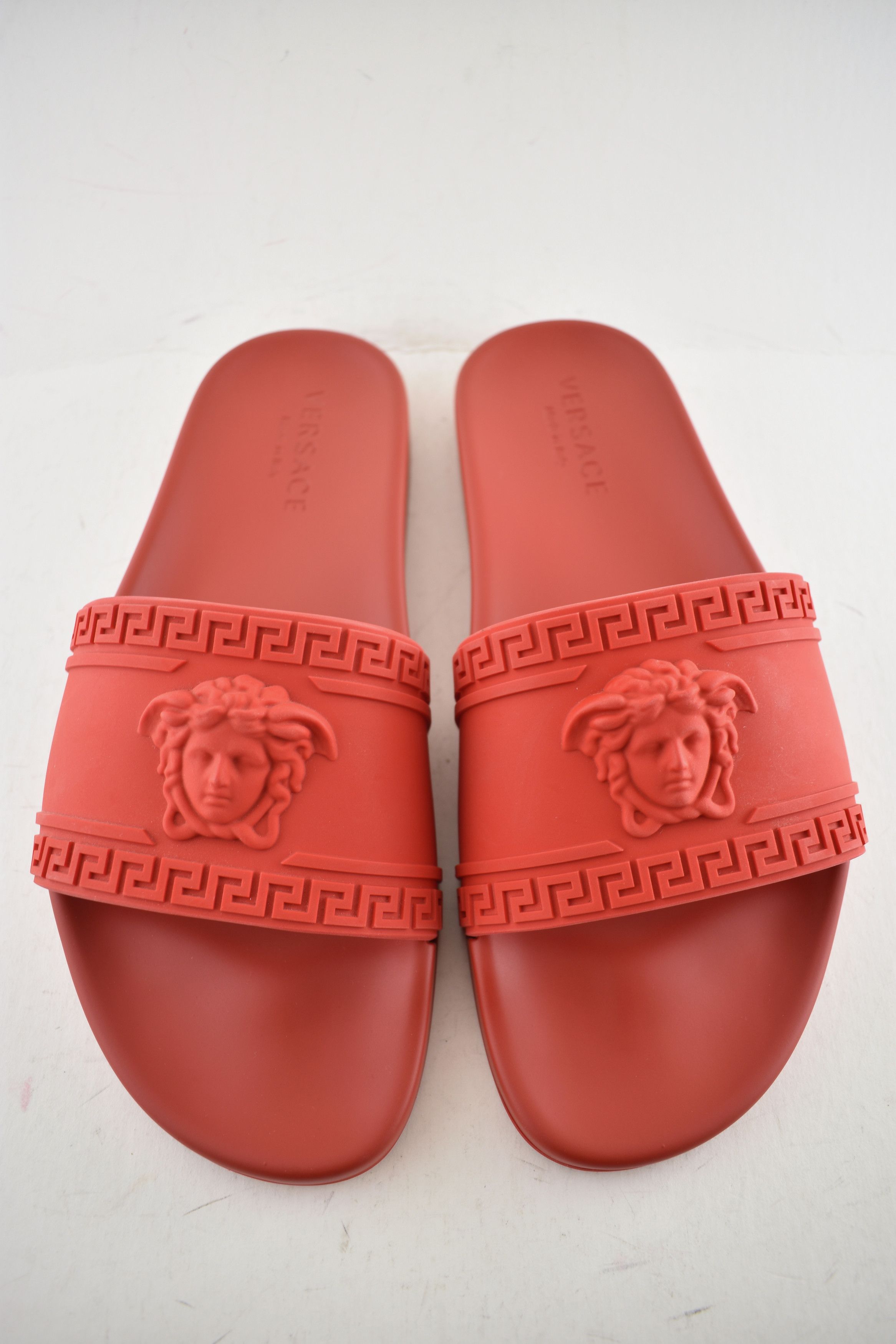 Versace Medusa Rubber Logo Slide Pool Sandal Flip Flop Flat 44 11 Size US 11 / EU 44 - 6 Thumbnail