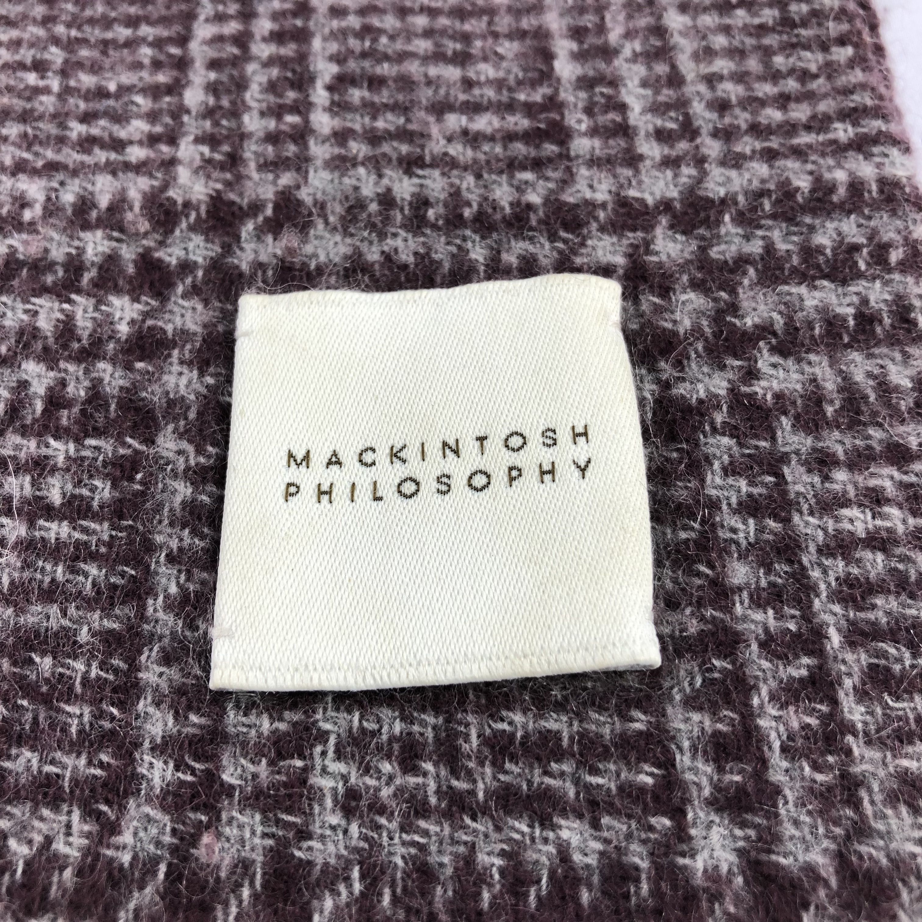 Mackintosh Mackintosh Philosophy Wool Scarf Muffler V1001 Size ONE SIZE - 4 Thumbnail