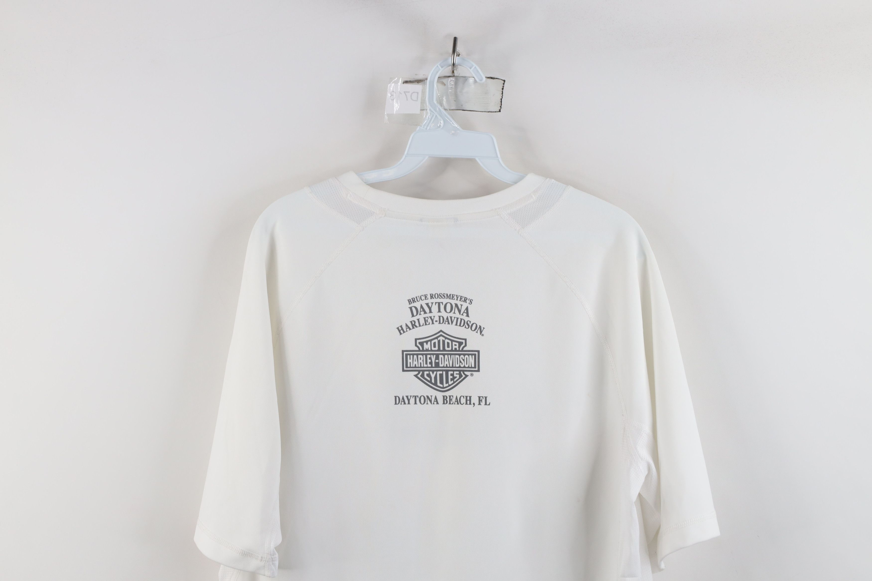 Harley Davidson × Vintage Harley Davidson Letter Spell Out Knit Short Sleeve T-Shirt Size US L / EU 52-54 / 3 - 14 Thumbnail