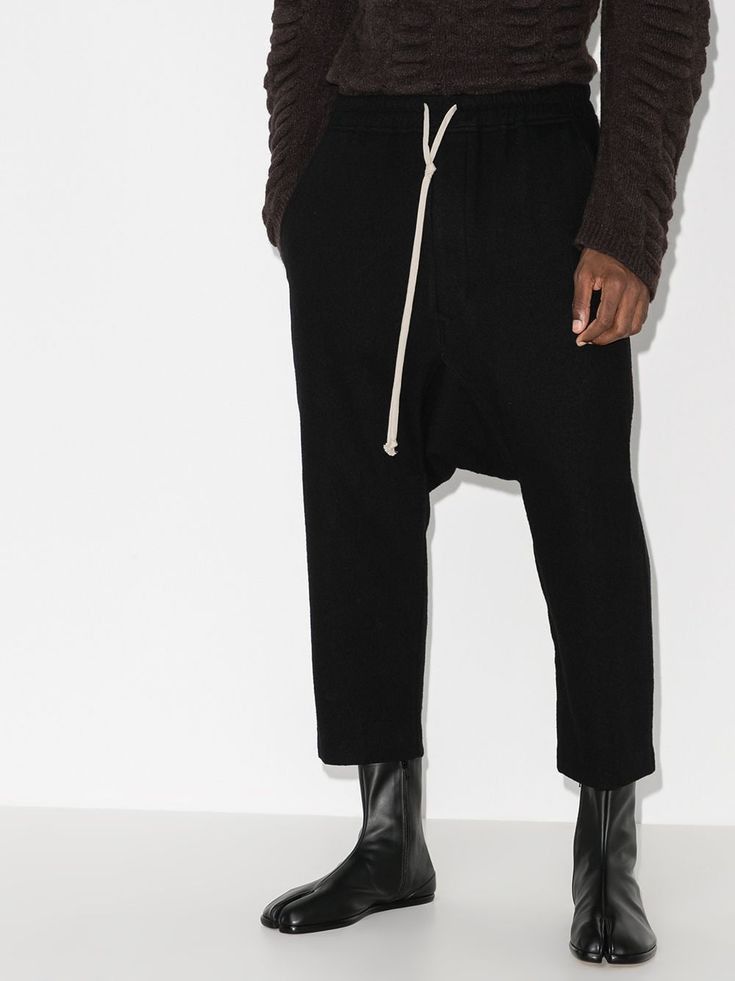 Rick Owens WAXED COATED CROPPED ASTAIRE - 46 / NEW | Grailed