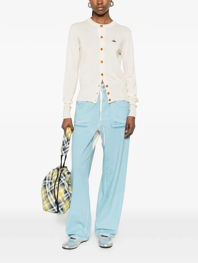 Vivienne Westwood Vivienne Westwood - Bea Cropped In Cream Cardigan Size S / US 4 / IT 40 - 6 Thumbnail