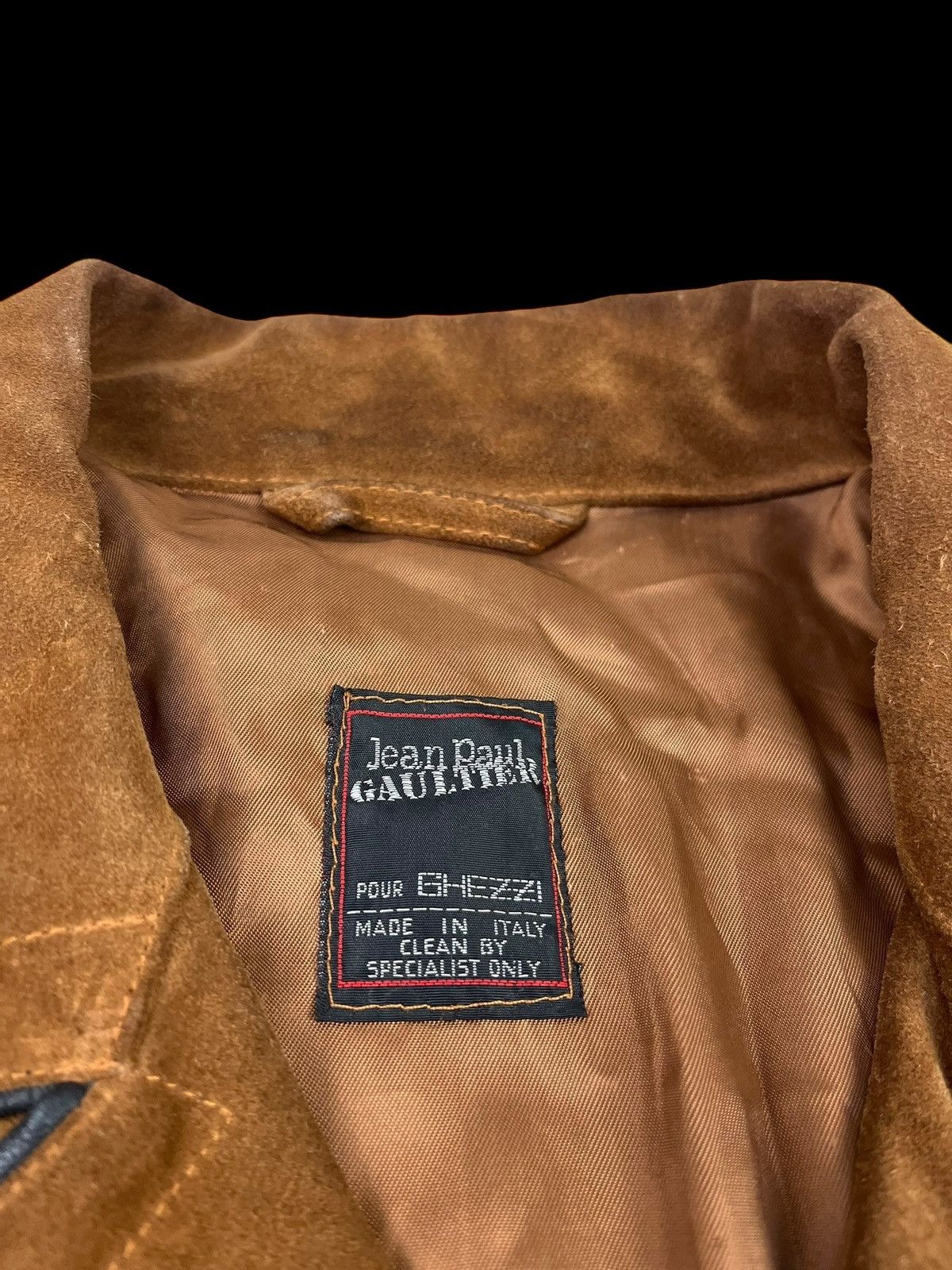 Jean Paul Gaultier JPG Suede brown jacket vest perfecto Size XS / US 0-2 / IT 36-38 - 7 Thumbnail