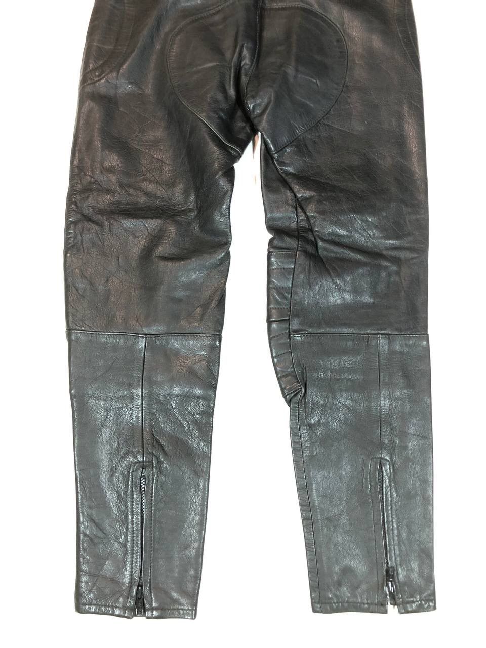 Genuine Leather Vintage Leather Moto Biker Pants Size US 30 / EU 46 - 7 Thumbnail