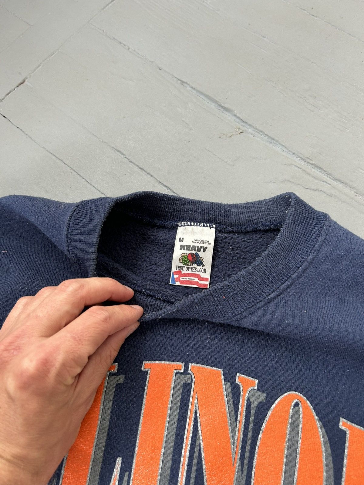 Vintage University of Illinois vintage 1991 sweatshirt Size US M / EU 48-50 / 2 - 6 Thumbnail