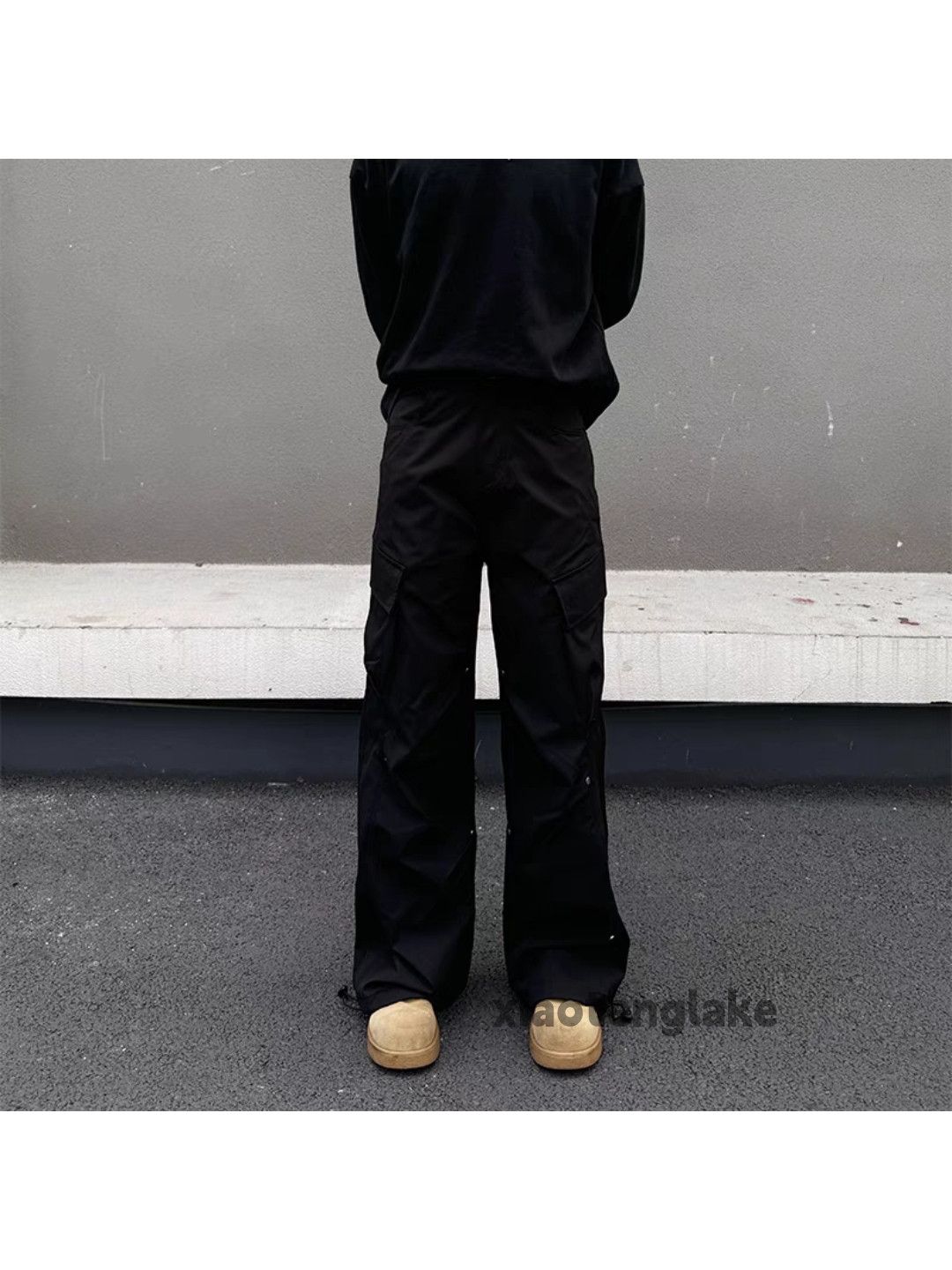 Designer × Japanese Brand × Vintage utility military loose baggy pleated yuppie cargo pants Size US 34 / EU 50 - 4 Thumbnail