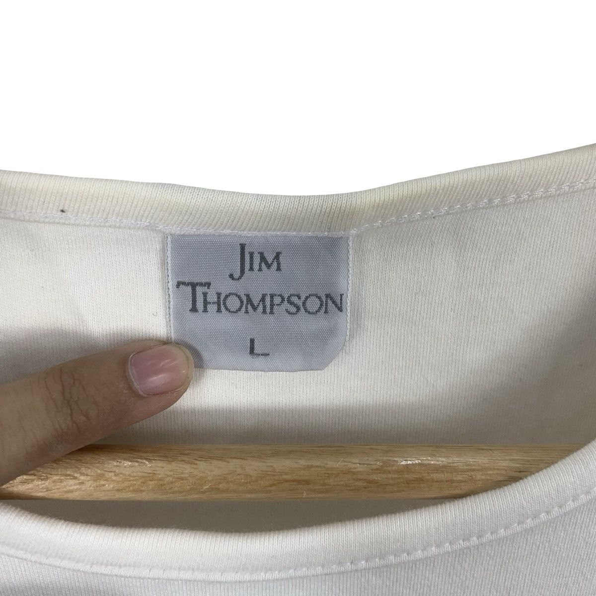Jim Thompson Vintage JIM THOMPSON Royal Elephant Tee Shirt Top Thai Silk Size US L / EU 52-54 / 3 - 7 Thumbnail