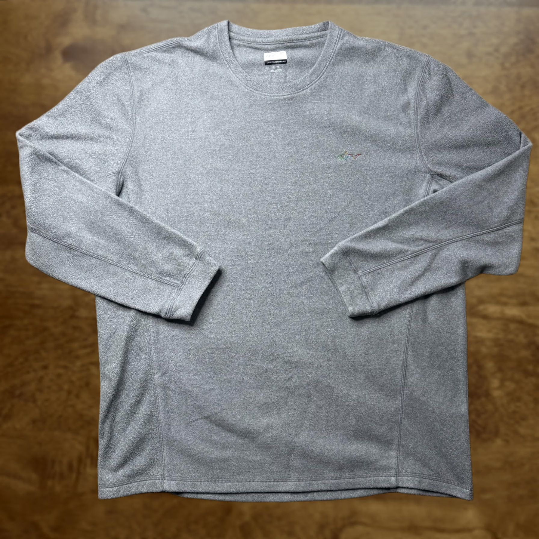 Vintage Greg Norman Performance Shirt Mens XL Gray Fleece Long Sleeve Golf Top - Used Condition Size US XL / EU 56 / 4 - 1 Thumbnail