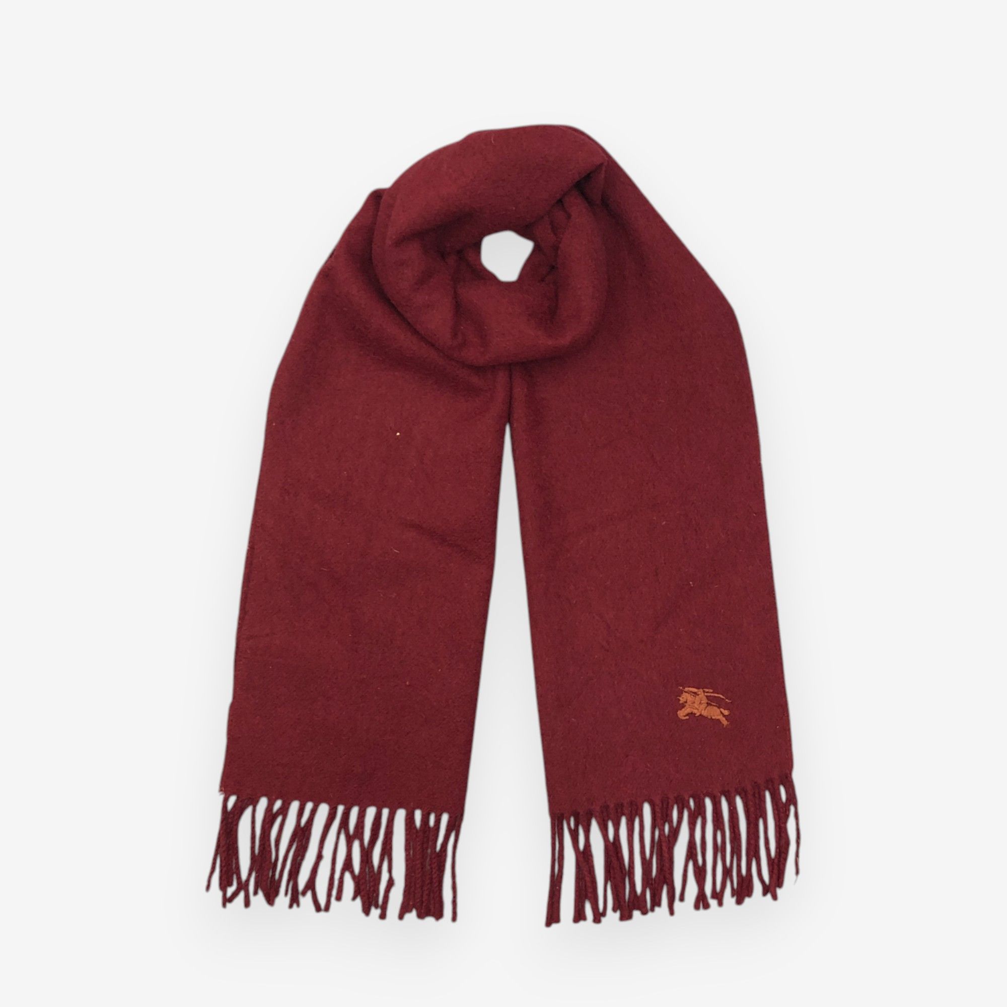 Burberry Vintage Burberry Scarf Muffler Wool Cashmere Scarves Size ONE SIZE - 1 Thumbnail
