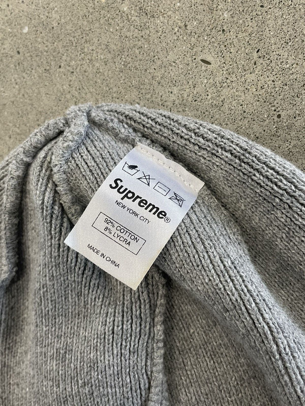 Supreme MINT: S/S 2012 Supreme Cuffed Beanie "Heather Grey" Size ONE SIZE - 5 Thumbnail