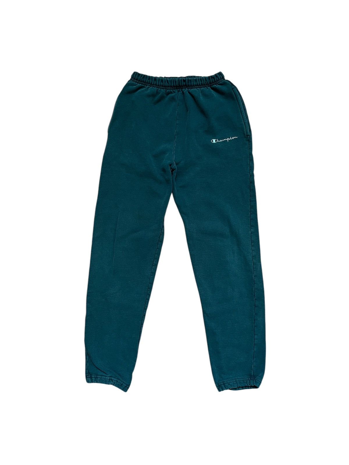 Champion Vintage 90s Champion Forrest Green Baggy Sweatpants Size 28" / US 6 / IT 42 - 2 Thumbnail