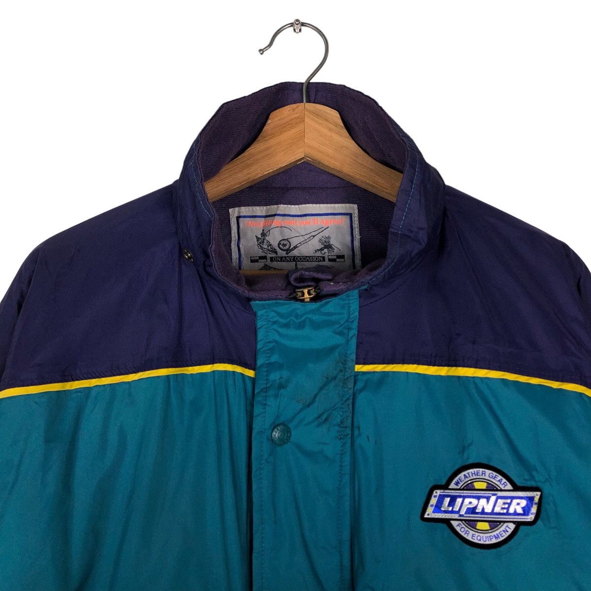 Japanese Brand 🔥Vtg Bomber Jacket Ski Wear Lipner Outdoor Design Parachute Size US L / EU 52-54 / 3 - 3 Thumbnail