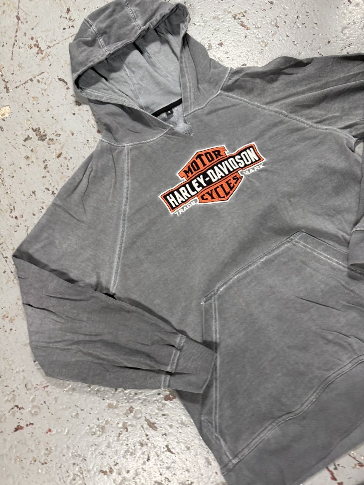 Harley Davidson Vintage Harley Davidson Trashed Hoodie Size US S / EU 44-46 / 1 - 3 Thumbnail