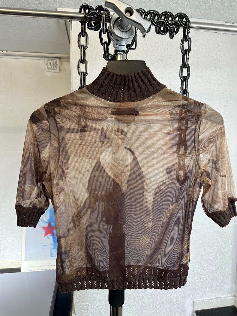 Jean Paul Gaultier Jean paul gaultier Spliced tights short sleeves 2504-Nextar Size S / US 4 / IT 40 - 5 Thumbnail