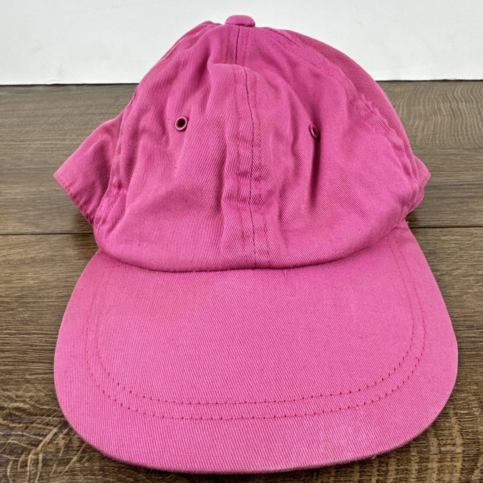Other Plain Pink Baseball Hat Pink Hat Adjustable Adult Size Hat C Size ONE SIZE - 5 Thumbnail