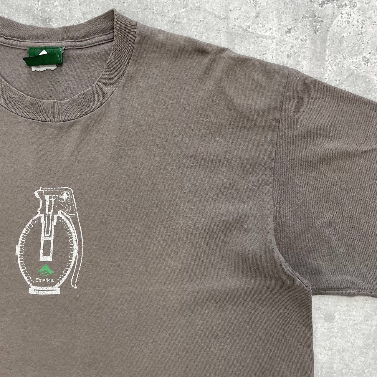 Emerica × Vintage Vintage 2000s Emerica Skateboarding Grenade T Shirt Faded Size US XL / EU 56 / 4 - 14 Thumbnail