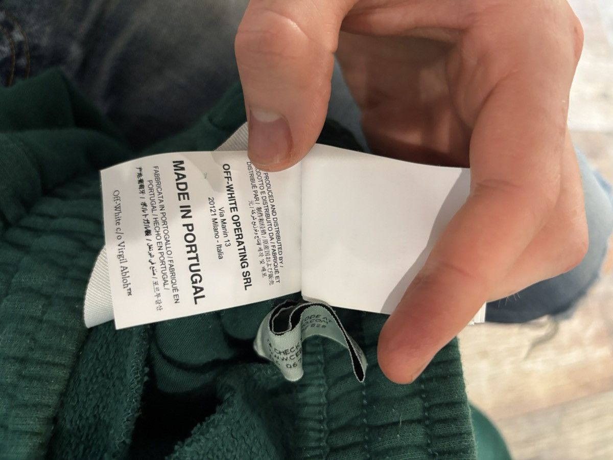 Off-White Green Arrows Sweatsuit Hoodie and Pants M Size US M / EU 48-50 / 2 - 9 Thumbnail