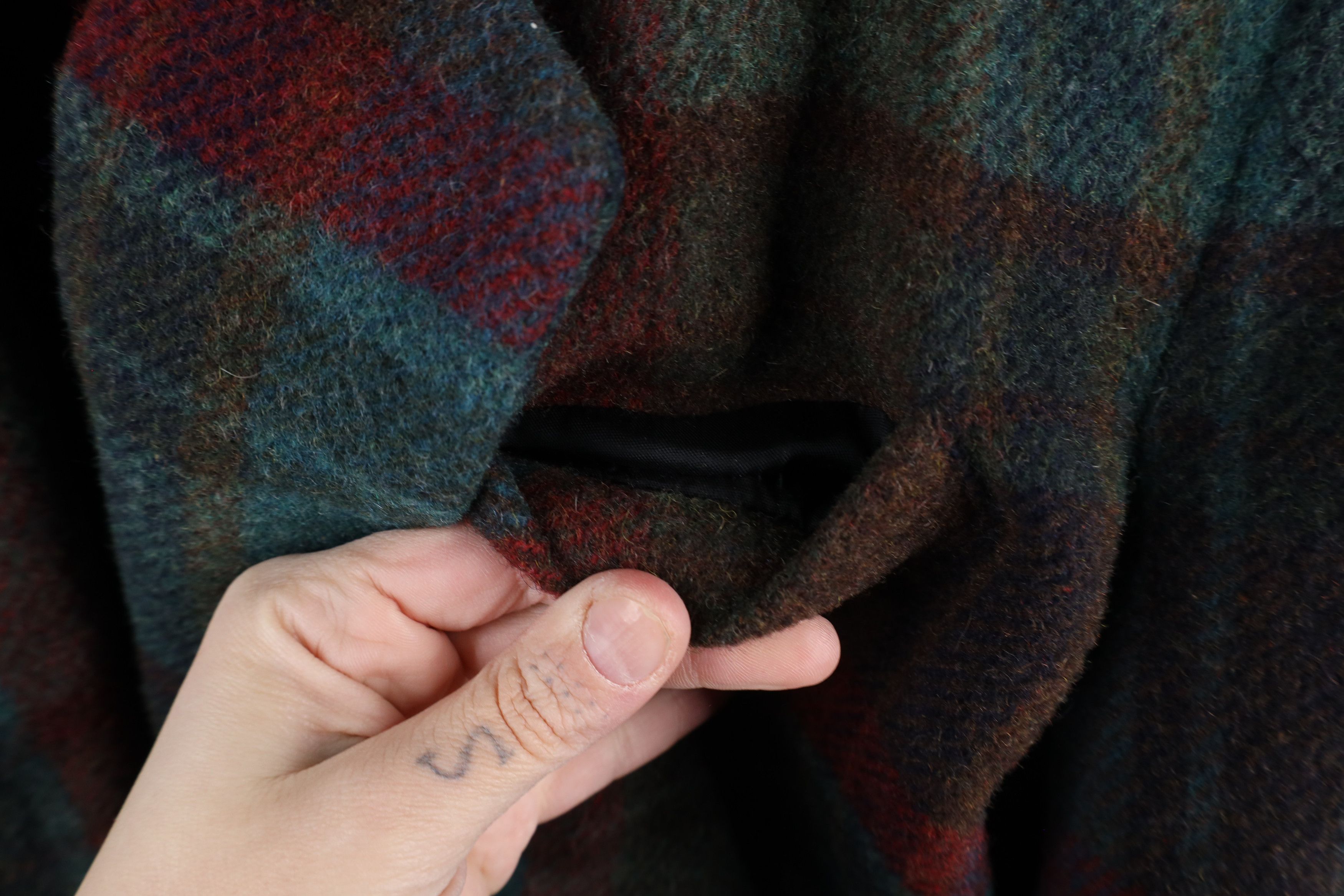 Vintage Vintage 90s Streetwear One Button Blazer Suit Jacket Plaid Size XXL / US 16-18 / IT 52-54 - 9 Thumbnail