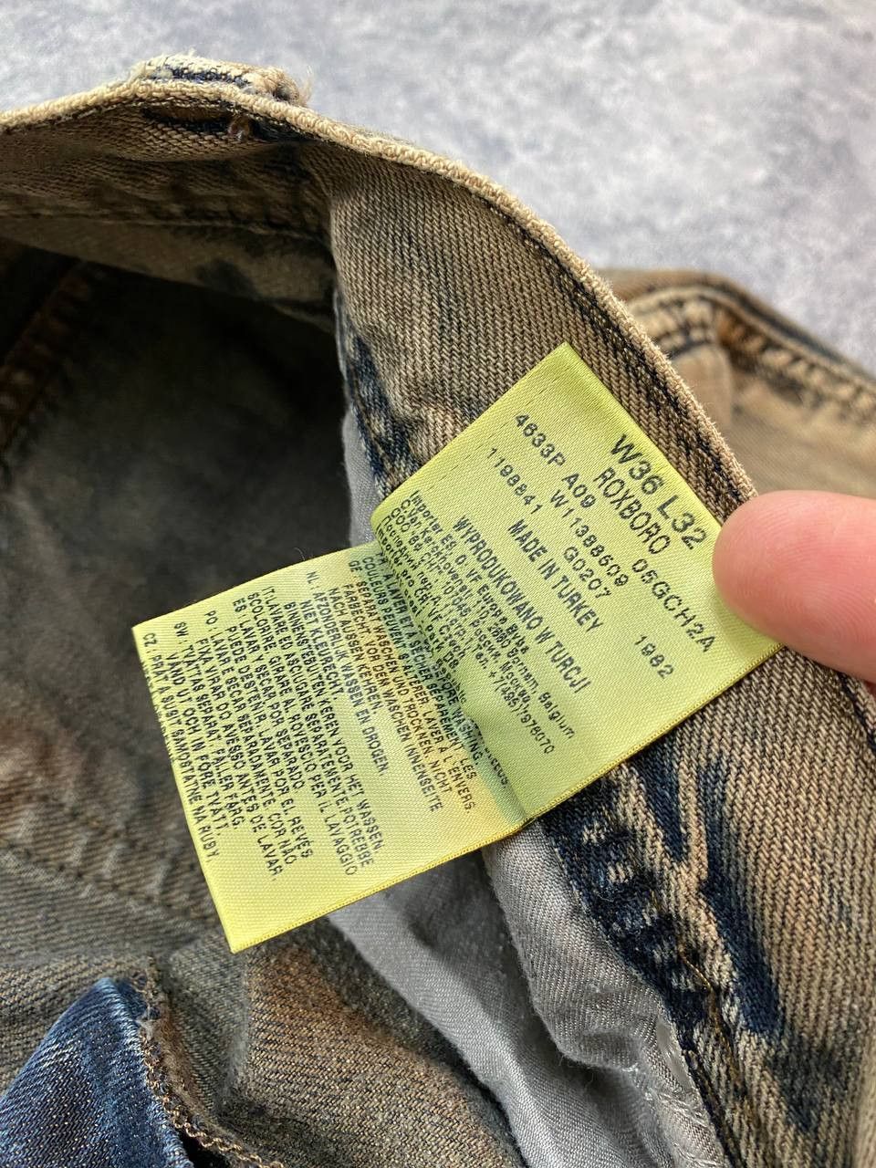 Wrangler Wrangler Jeans Dirty Pants faded crazy thrash y2k distressed Size US 36 / EU 52 - 12 Thumbnail