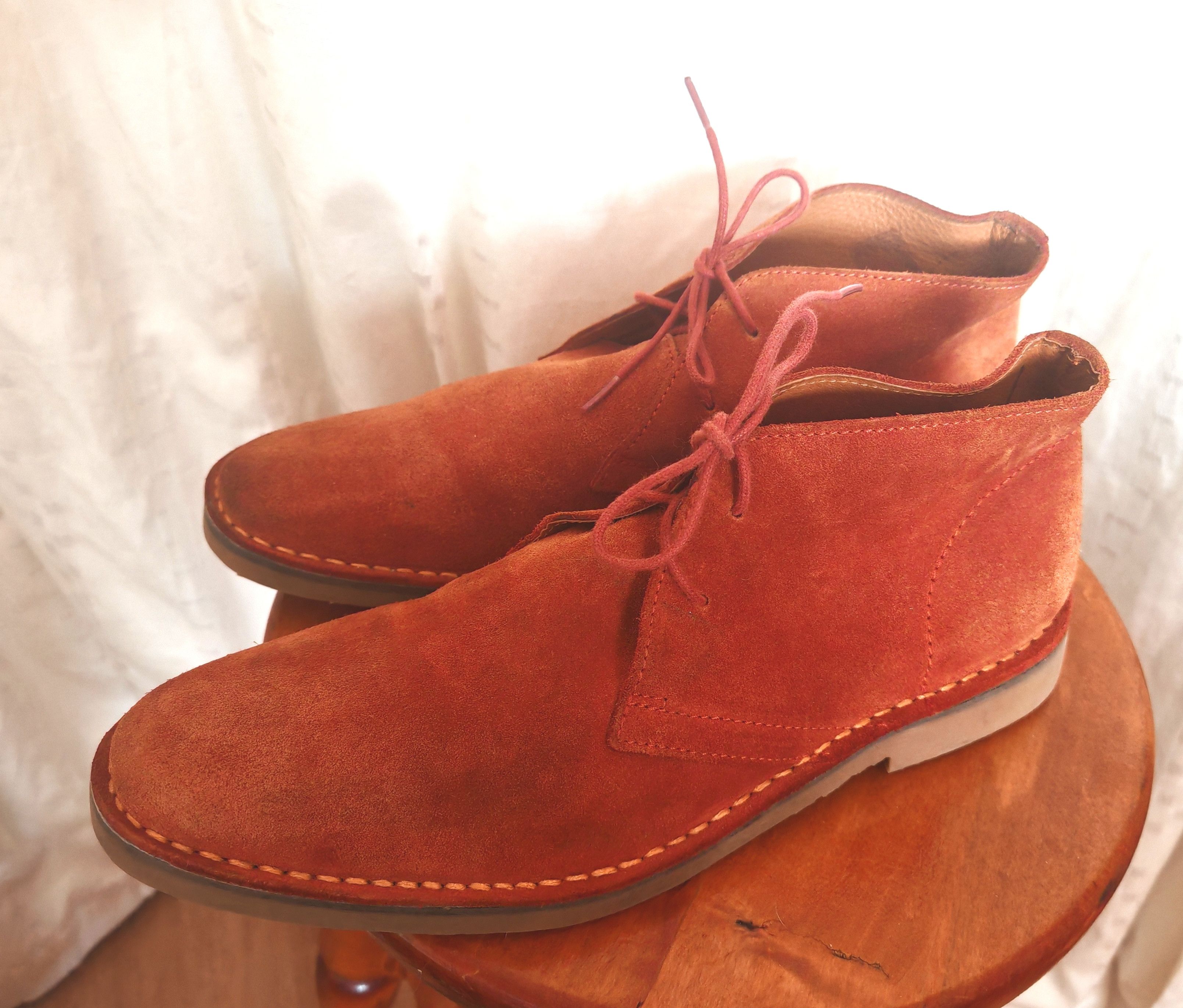 Vintage Vintage Fiat Rat Real Suede Dessert Boots Tobacco sz 44 Size US 11 / EU 44 - 9 Thumbnail