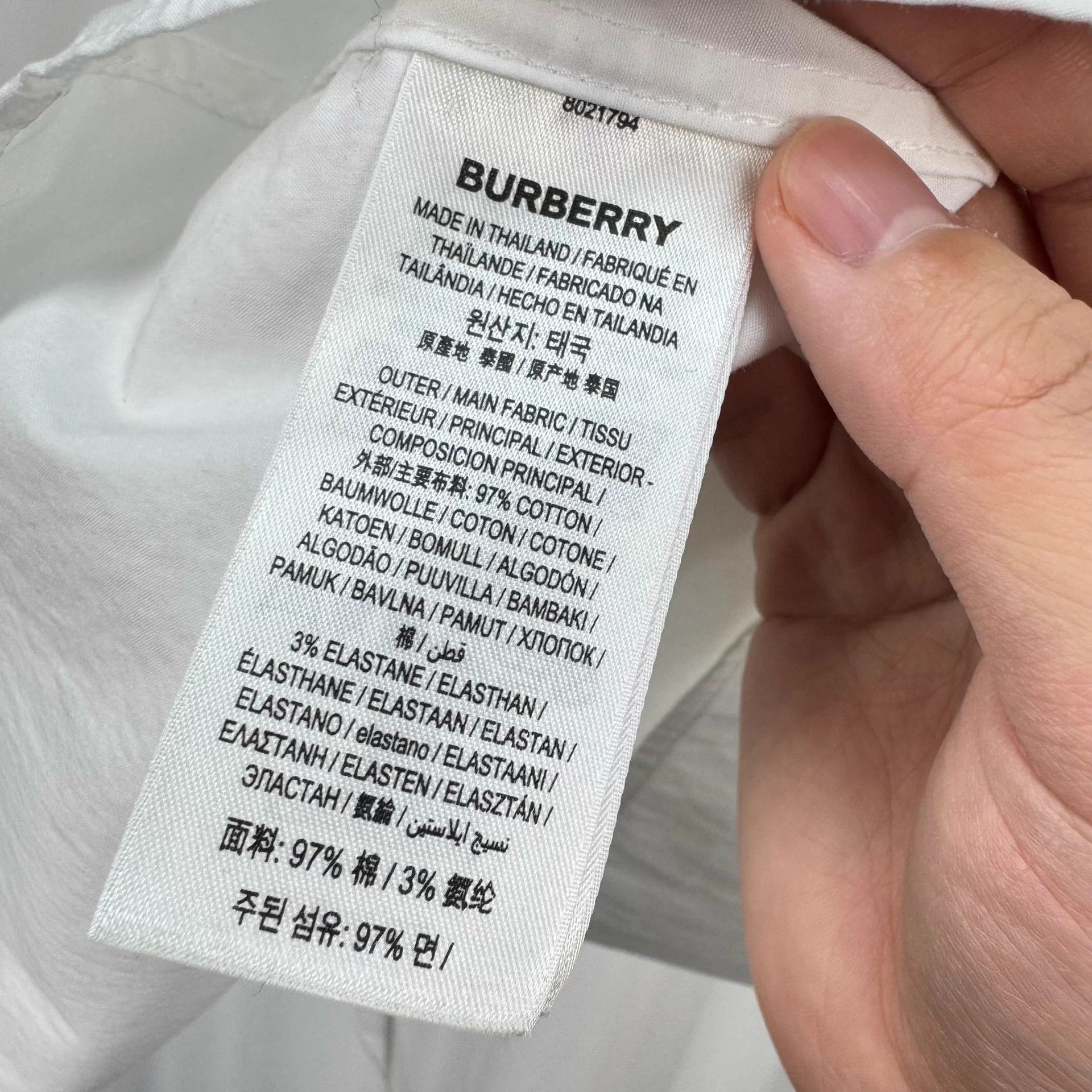 Burberry Burberry Logo LS Shirt L 98 New Size US L / EU 52-54 / 3 - 7 Thumbnail