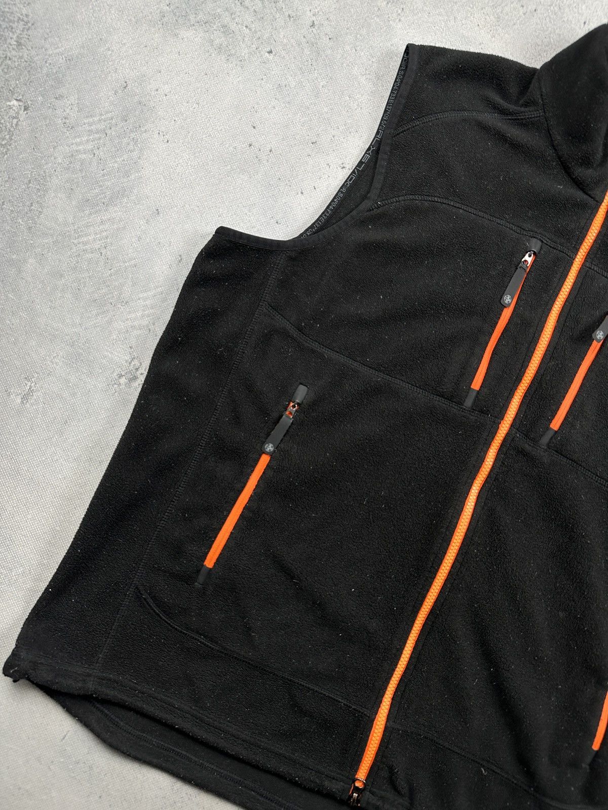 Polo Ralph Lauren RLX Ralph Lauren Fleece Vest Black Orange Zip Tech Outdoor Size US XXL / EU 58 / 5 - 2 Thumbnail