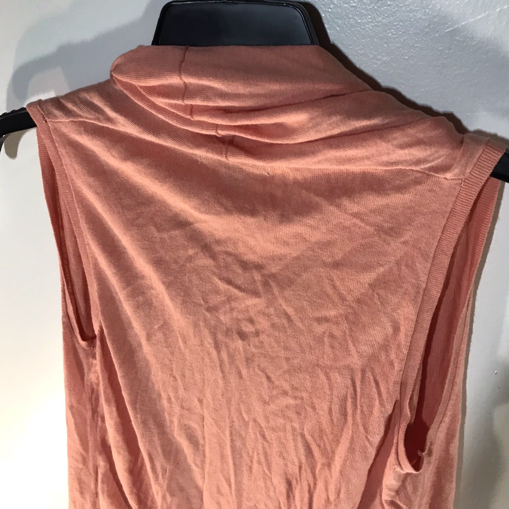 Banana Republic Banana Republic Women’s Knit Sweater Cardigan Sleeveless M Peach Casual Summer Spring Size M / US 6-8 / IT 42-44 - 5 Thumbnail