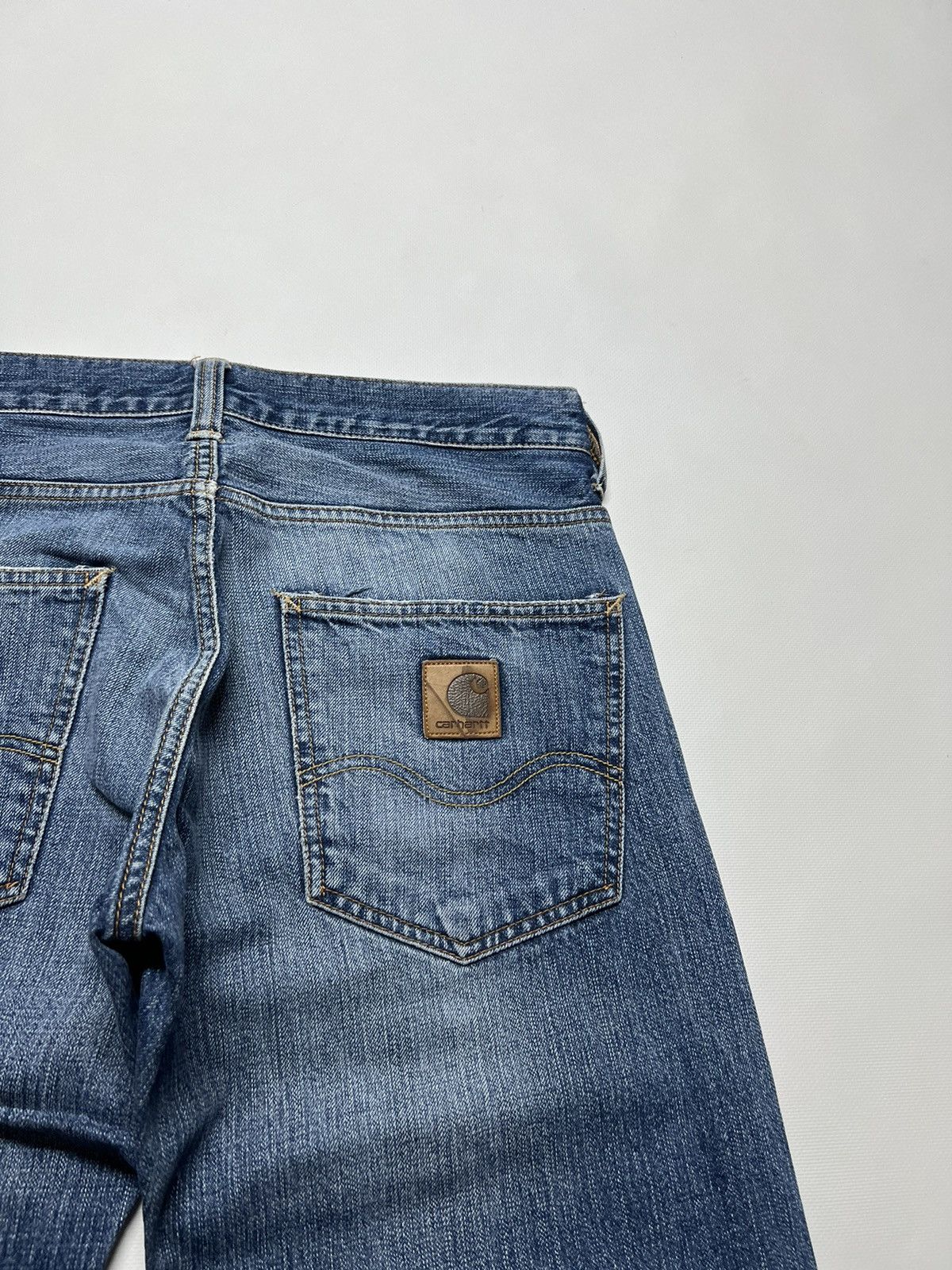 Carhartt Vintage Y2k Carhartt 💙 Bronco Denim Jeans Pants 00’s Size US 30 / EU 46 - 6 Thumbnail